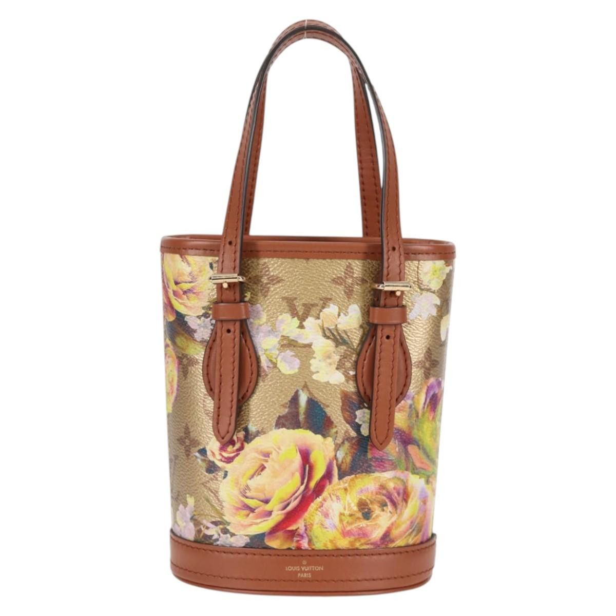 Louis Vuitton LOUIS VUITTON LV Garden Nano Bucket Shoulder Bag Beige Size ONE SIZE - 13 Thumbnail