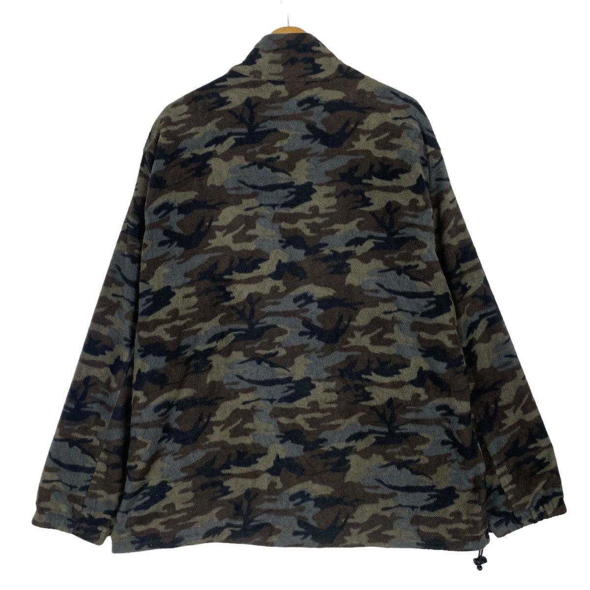 Japanese Brand × Uniqlo Uniqlo camouflage fleece zipper jacket Size US L / EU 52-54 / 3 - 8 Thumbnail