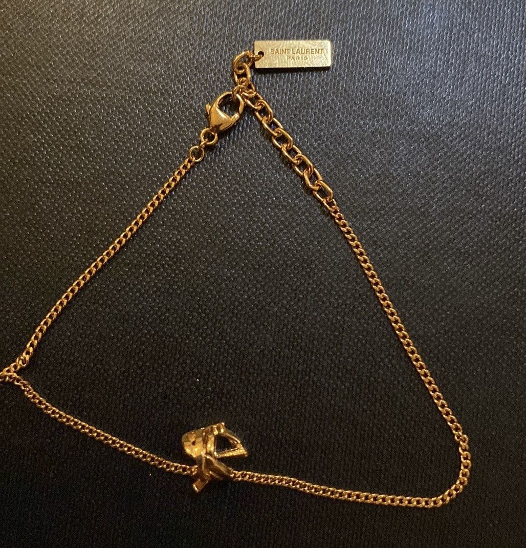 Saint Laurent Paris Saint Laurent Opyum Twist Bracelet in Metal Size ONE SIZE - 6 Thumbnail