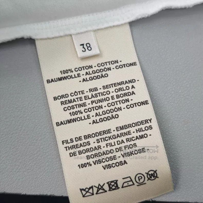 Hermes Hermes White Embroidered Chest Strap Short Sleeve Size XS / US 0-2 / IT 36-38 - 6 Thumbnail