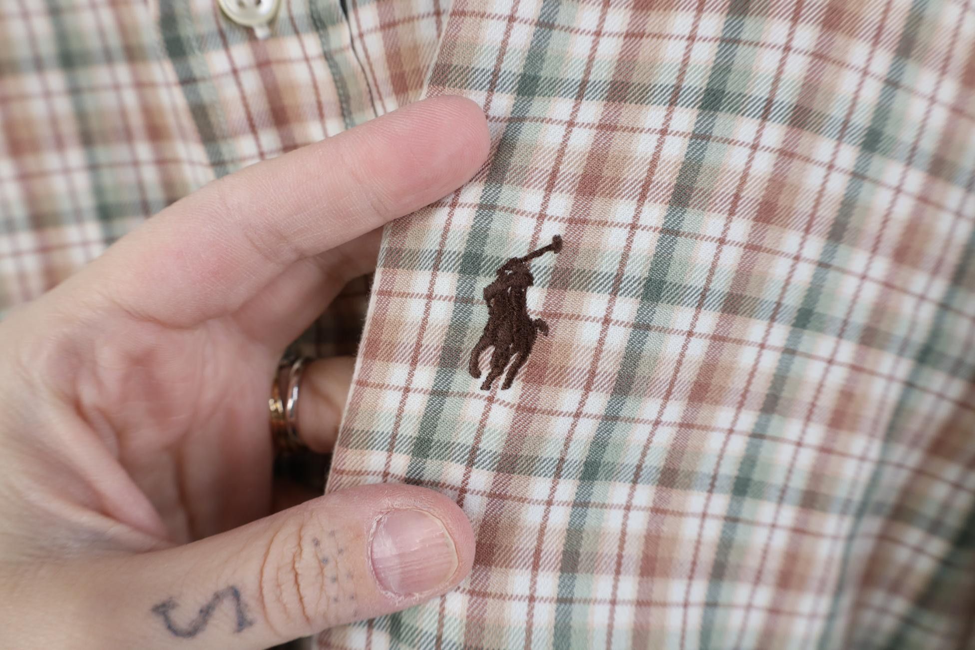 Polo Ralph Lauren Vintage 90s Ralph Lauren Button Down Shirt Earth Tone Plaid Size US XL / EU 56 / 4 - 4 Thumbnail