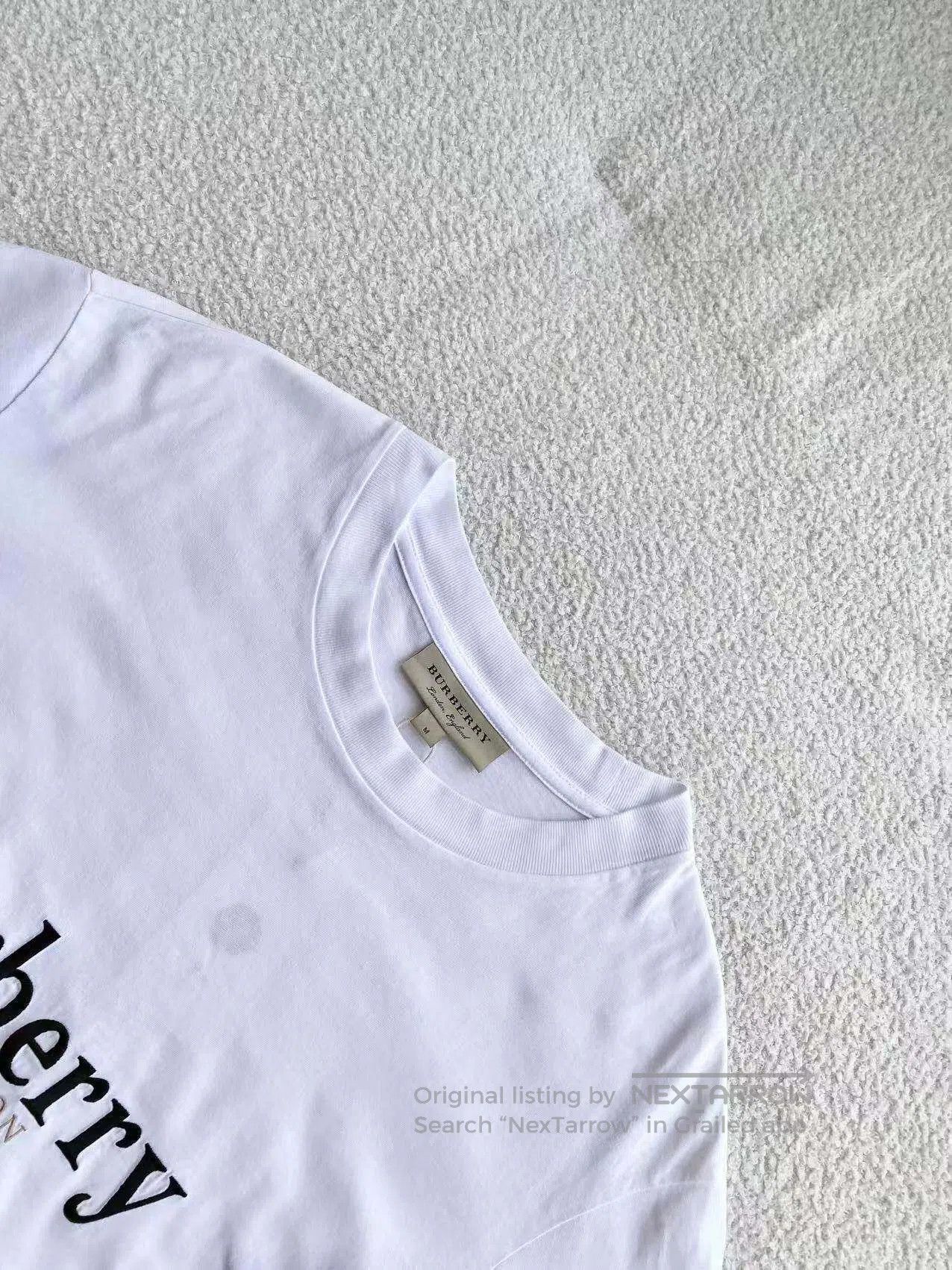 Burberry Burberry Embroidered logo short sleeves| Size M / US 6-8 / IT 42-44 - 4 Thumbnail