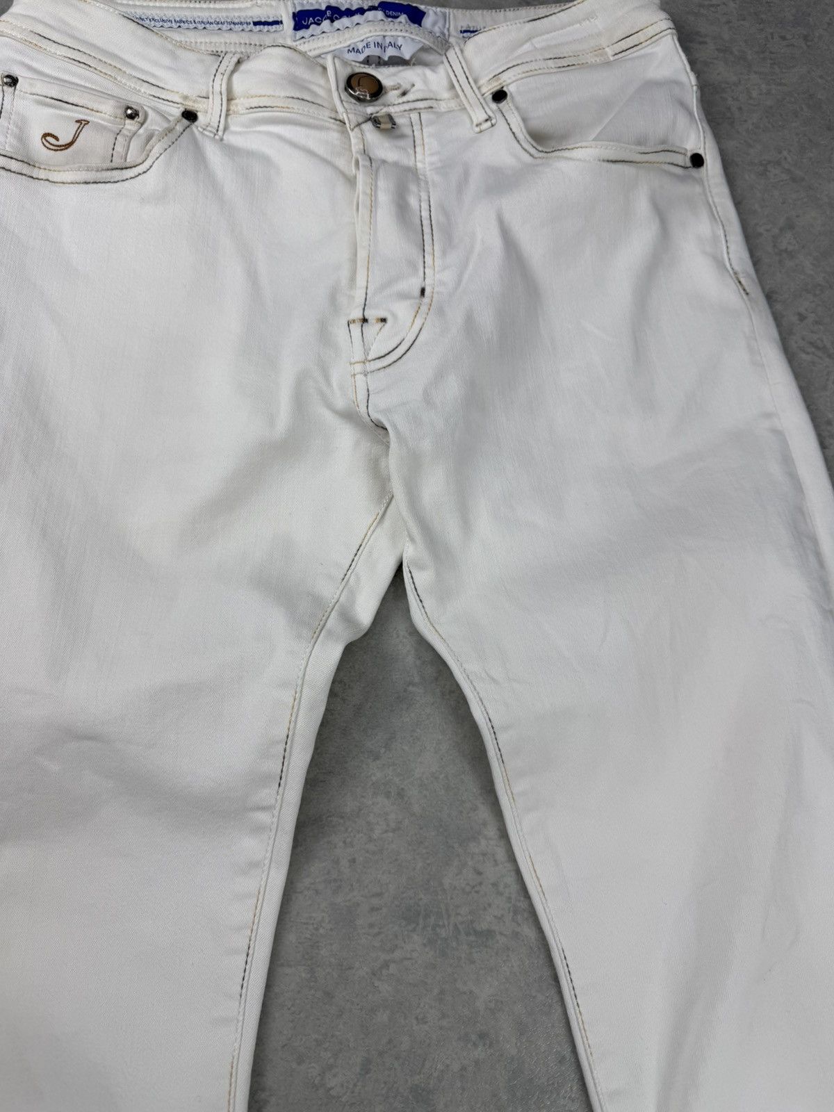 Jacob Cohen Jacob Cohen Bard White Denim Jeans Size 32 Size US 32 / EU 48 - 4 Thumbnail