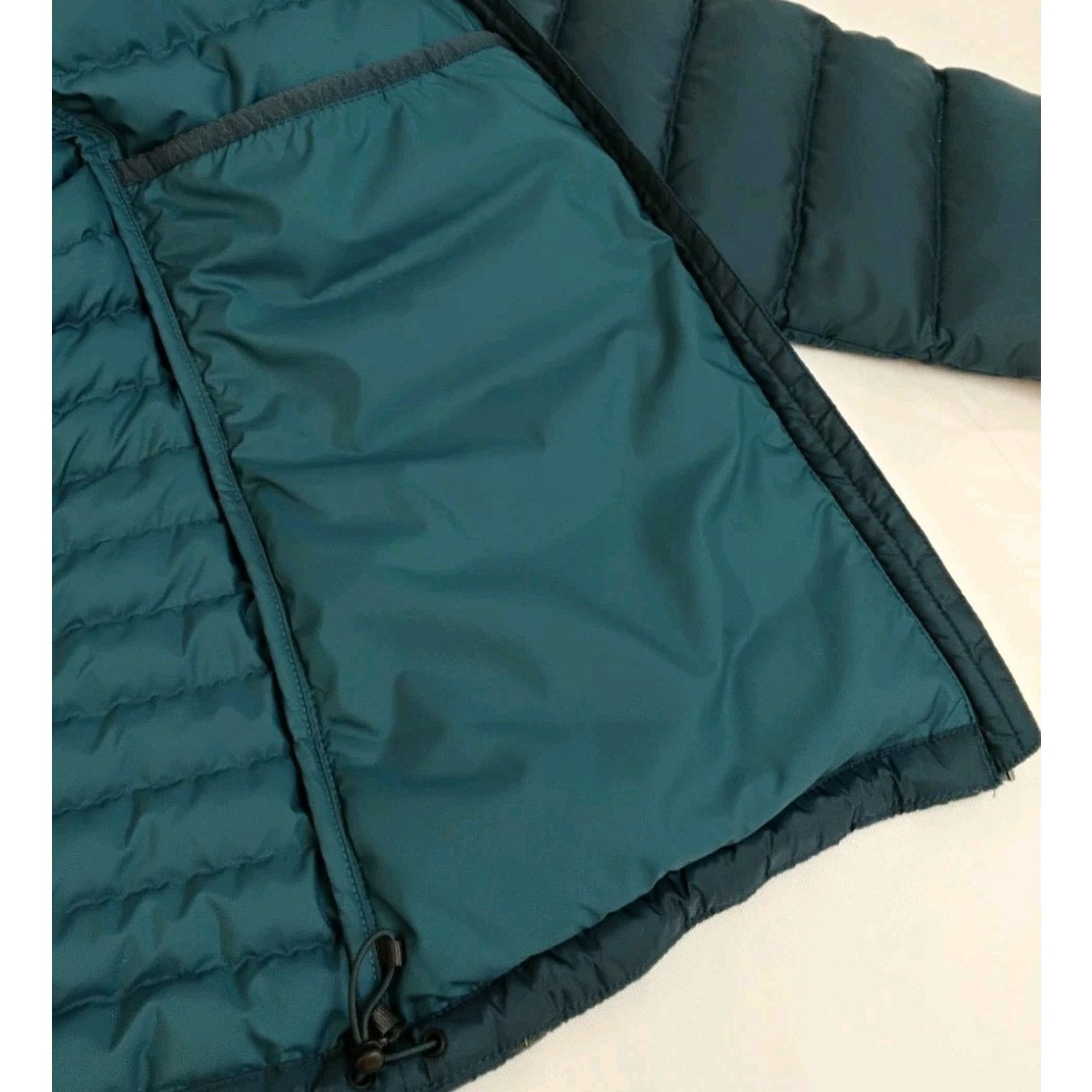 Eddie Bauer Eddie Bauer Down Jacket Women's L Blue Hooded Full Zip Size L / US 10 / IT 46 - 10 Thumbnail