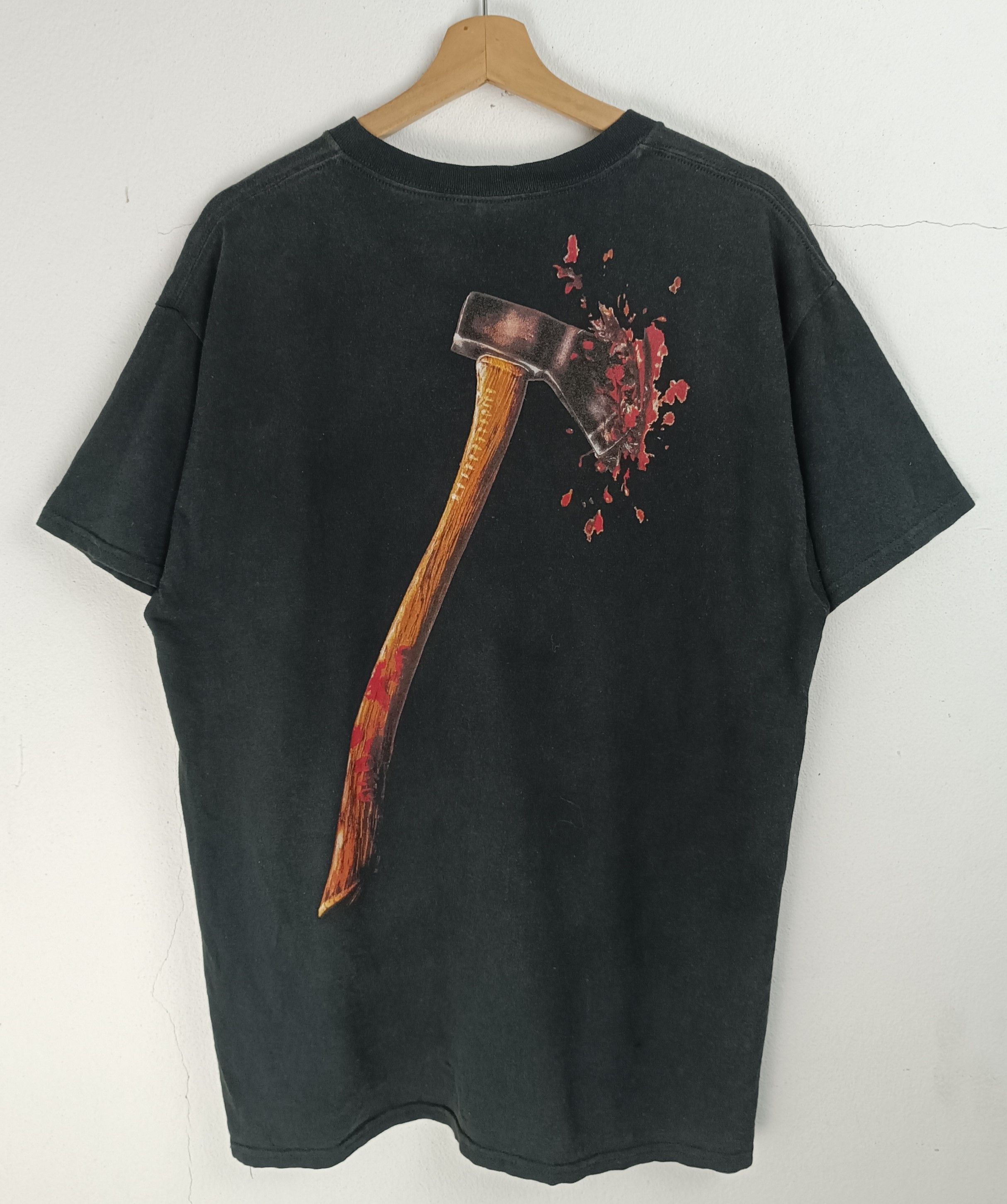 Vintage VINTAGE FRIDAY THE 12TH MOVIE HORROR KRUEGER SCARY TEE Size US L / EU 52-54 / 3 - 4 Thumbnail