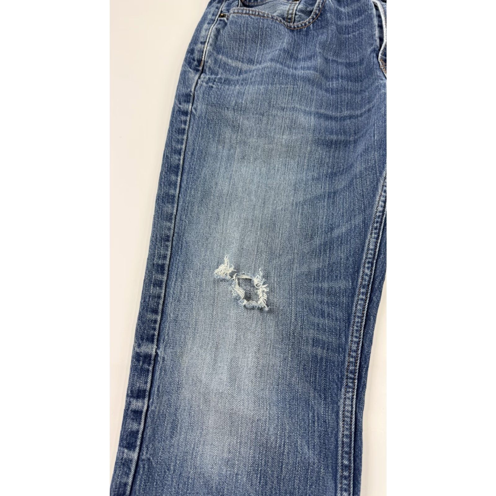 Levi's Levi's 559 Jeans Mens 32x30 Blue Relaxed Straight Distressed Medium Wash Denim Size US 32 / EU 48 - 4 Thumbnail
