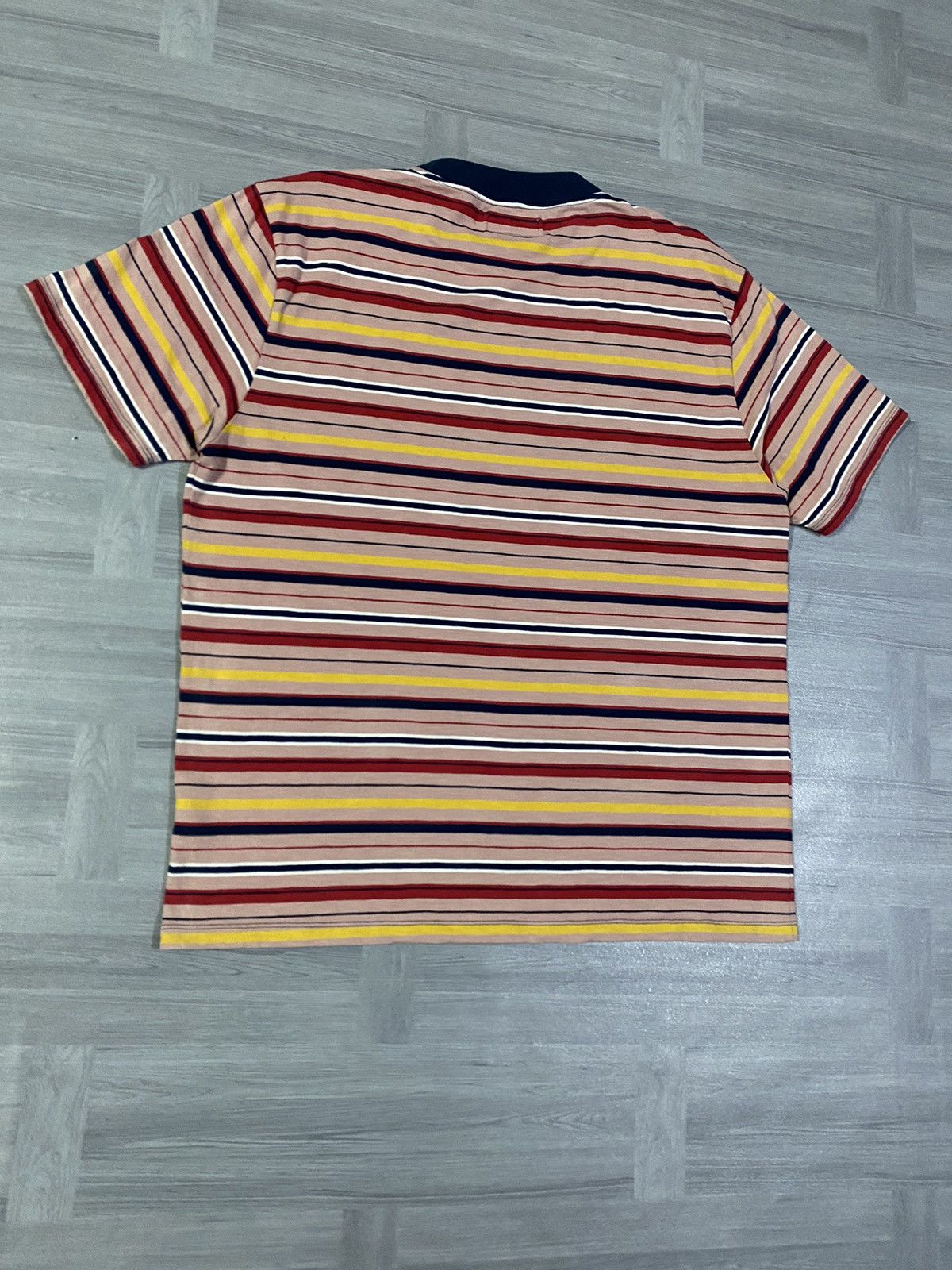 Guess Vintage Guess Los Angeles Striped Knit T-shirt Size US L / EU 52-54 / 3 - 15 Thumbnail