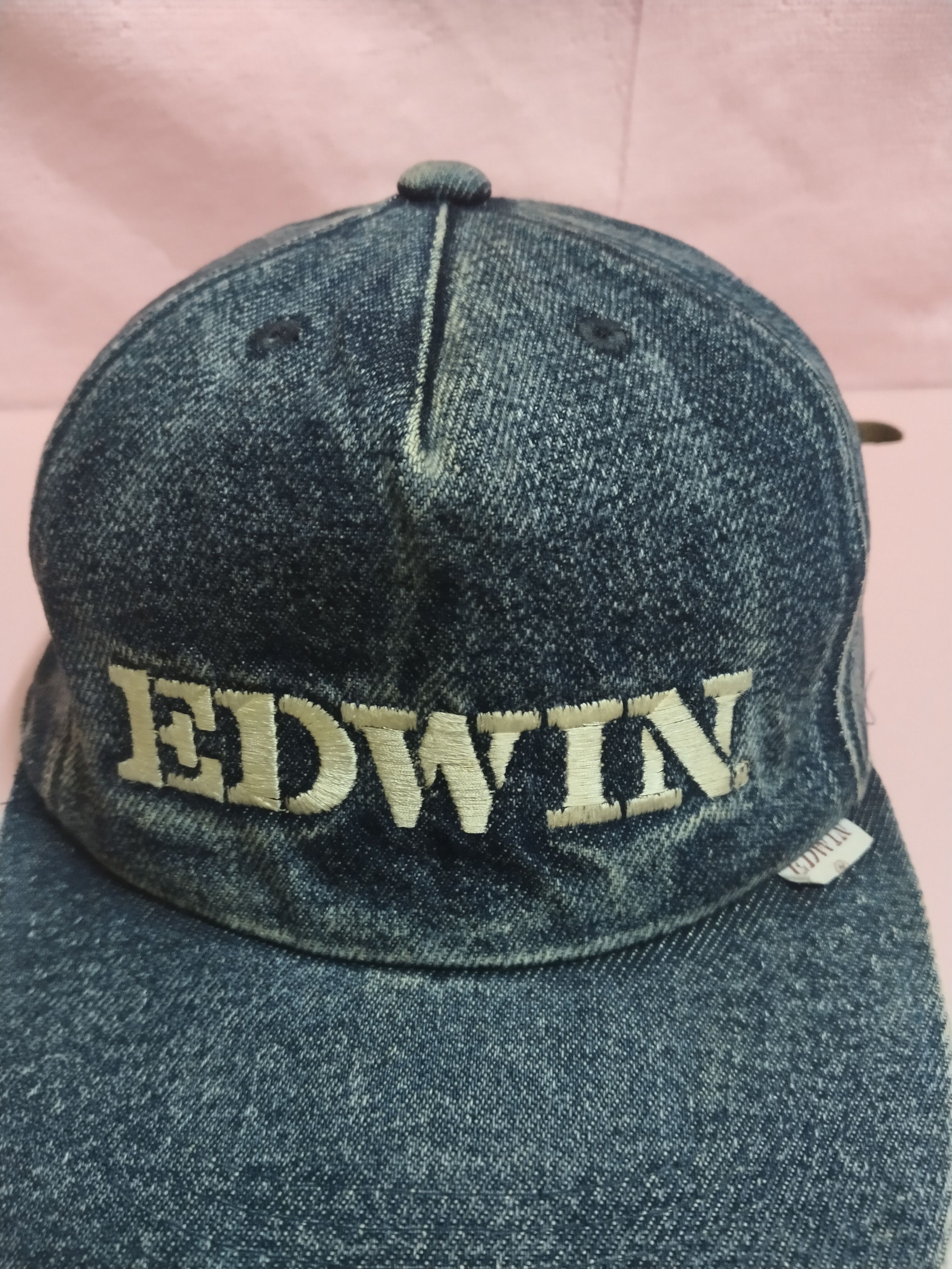 Edwin VINTAGE DENIM EDWIN ADJUSTABLE LEATHER CAP Size ONE SIZE - 2 Thumbnail