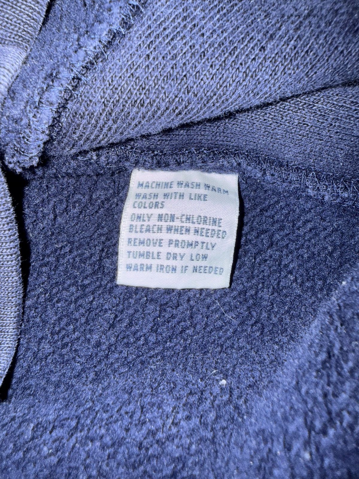 Polo Ralph Lauren Vintage Polo Ralph Lauren Navy Zip Up Heavyweight Hoodie Size US XL / EU 56 / 4 - 6 Thumbnail