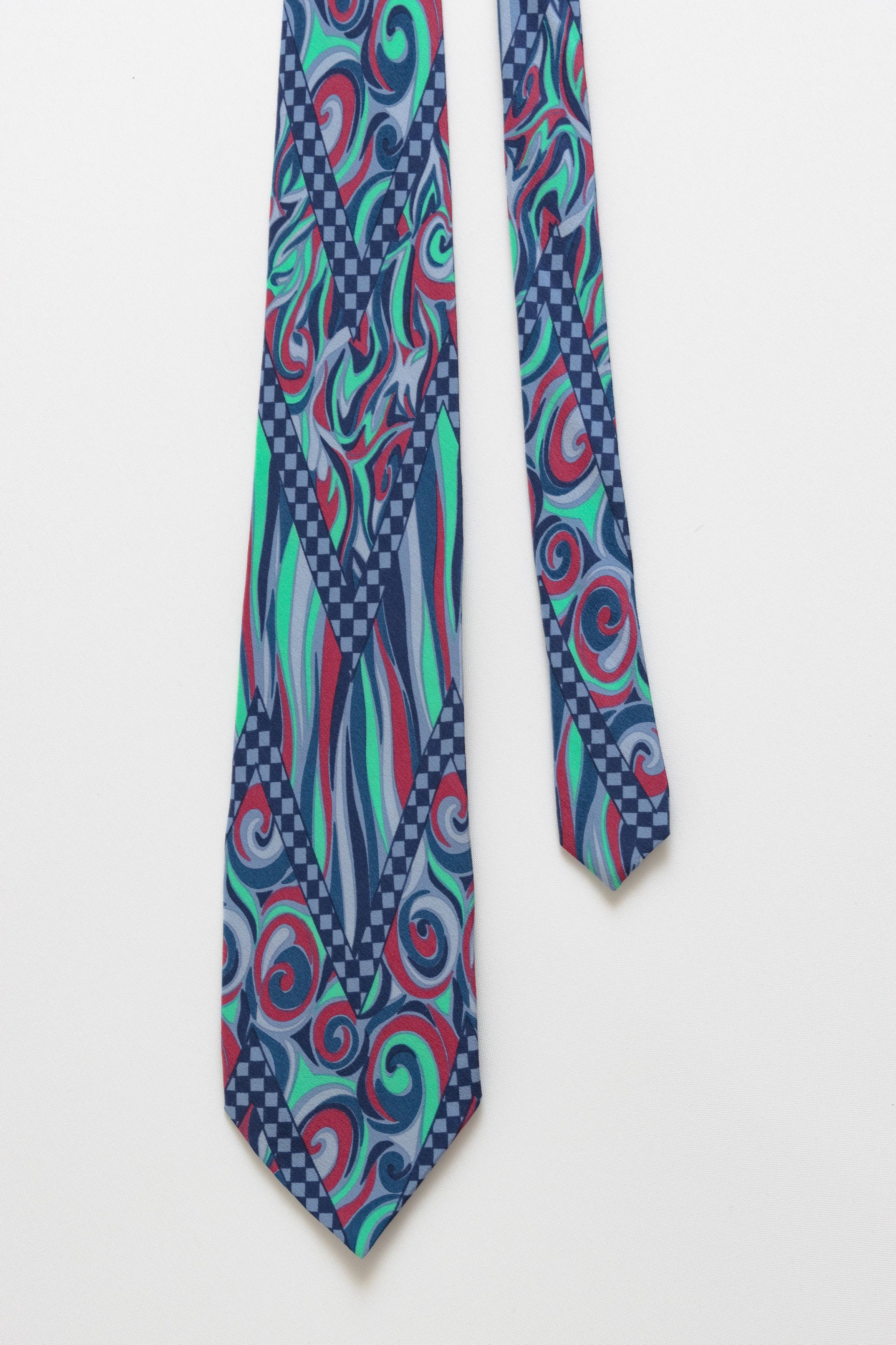 Missoni Missoni Tie silk abstract pattern print necktie 016 Size ONE SIZE - 3 Thumbnail