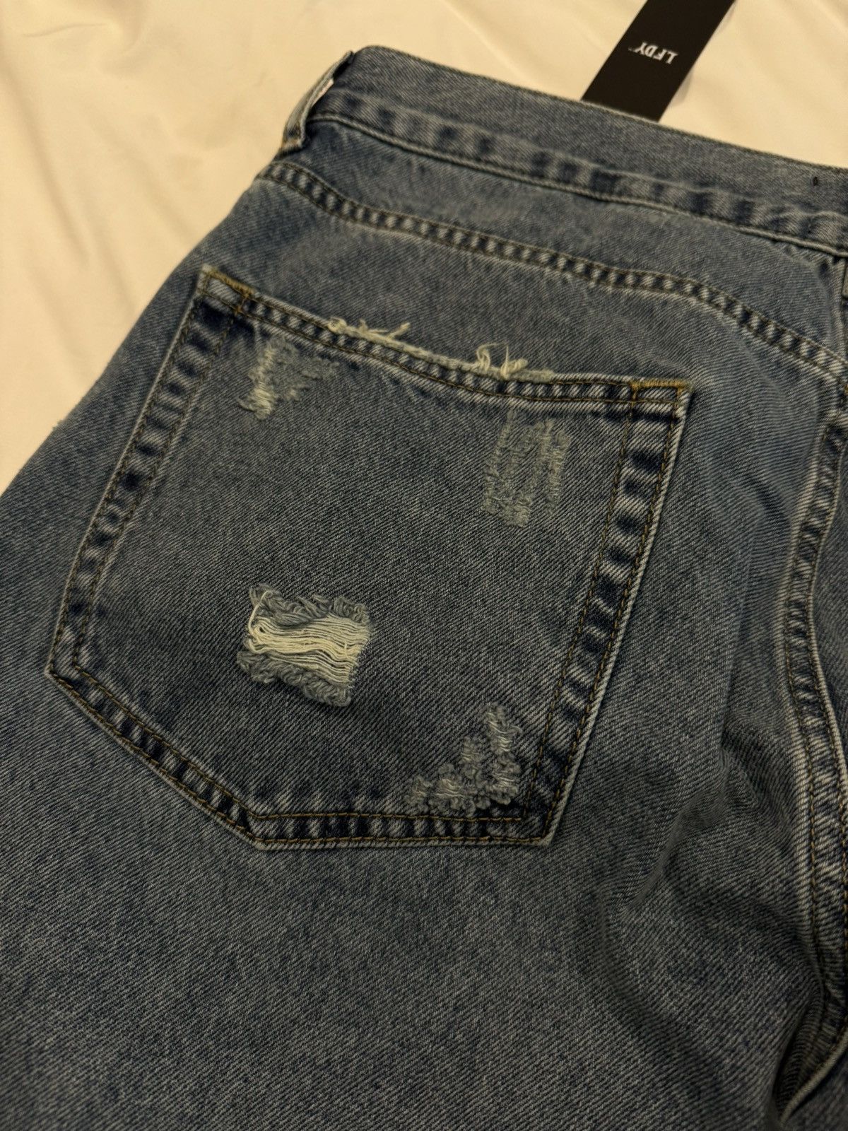 LFDY LFDY - DISTRESSED FLARED DENIM Size US 34 / EU 50 - 5 Thumbnail