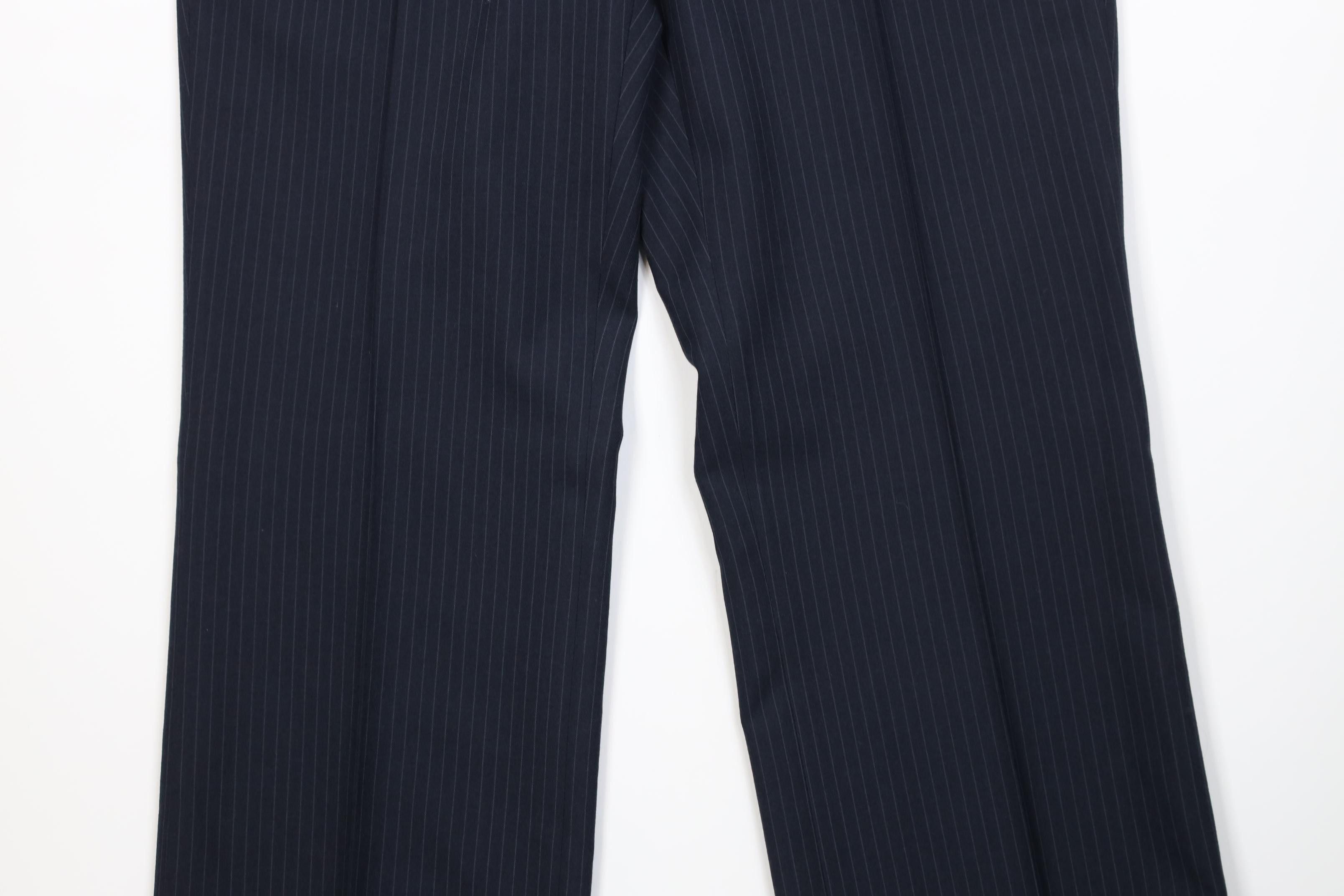 Vintage Vintage 70s Streetwear Knit Striped Wide Leg Chino Pants USA Size US 34 / EU 50 - 3 Thumbnail