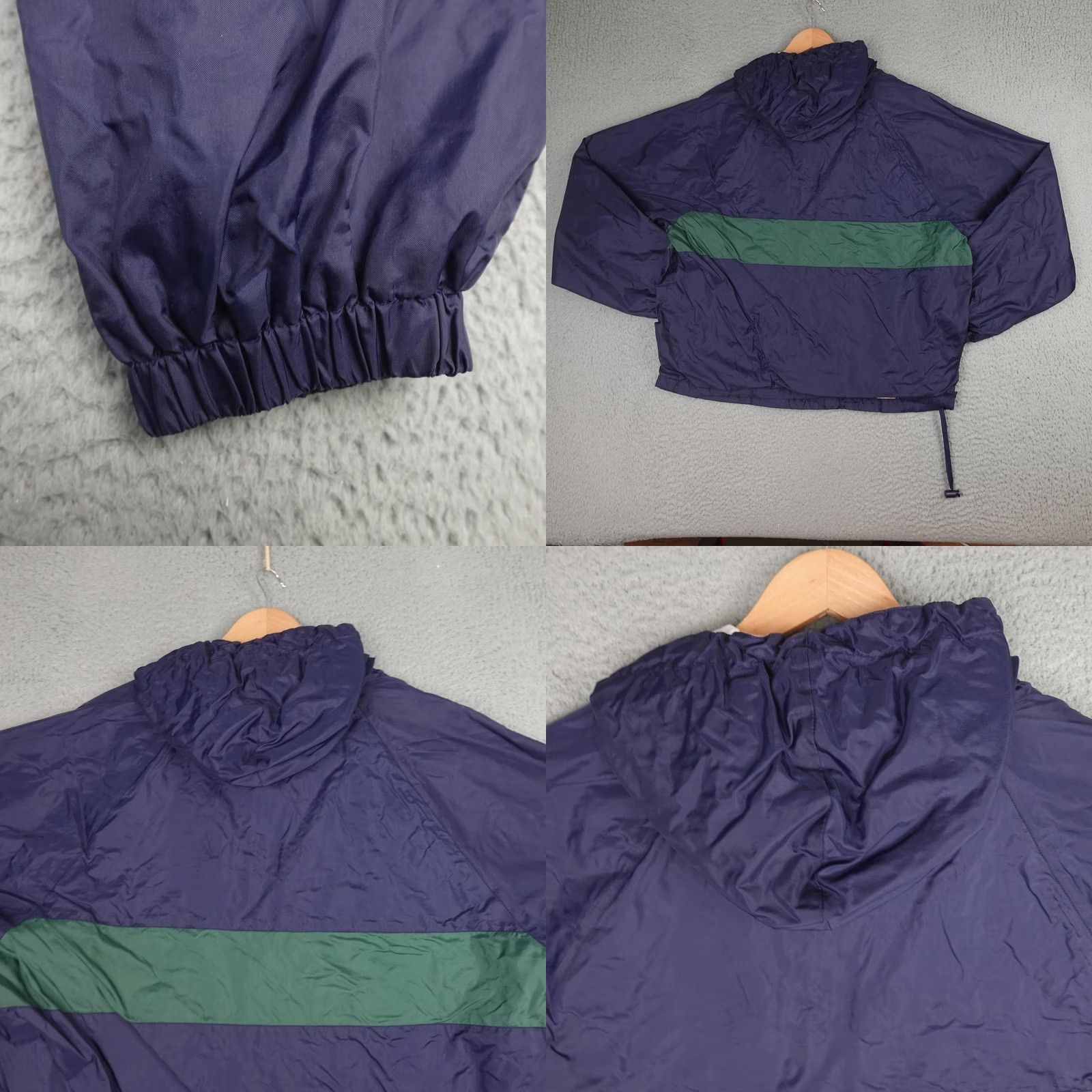 Disney VINTAGE Disney Jacket Mens XL Navy Windbreaker Hooded Mickey Patch Windbreaker Jacket Size US XL / EU 56 / 4 - 8 Thumbnail