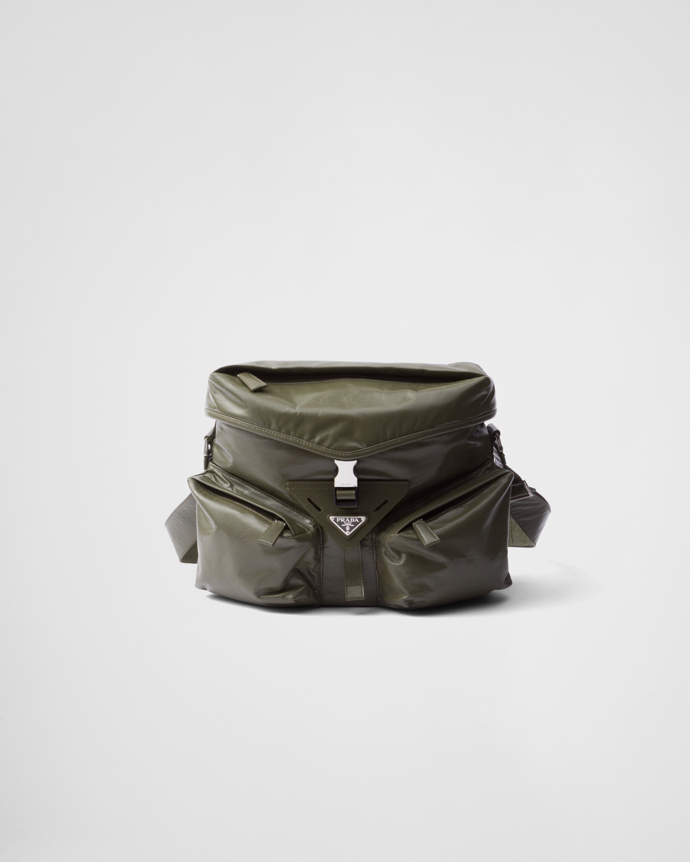 Prada o1la1rc1a0925 Size: OS / Leather Shoulder Bag in Green Size ONE SIZE - 1 Thumbnail