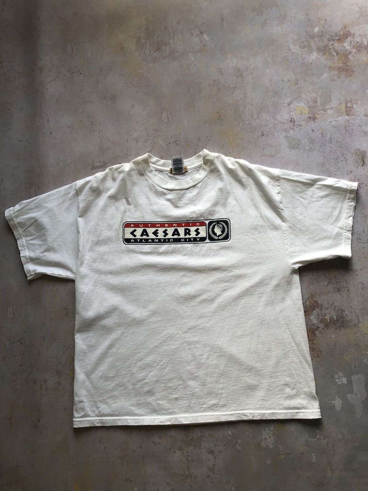 Vintage very rare Caesars Casino Atlantic City vintage tee y2k Size US XL / EU 56 / 4 - 2 Thumbnail