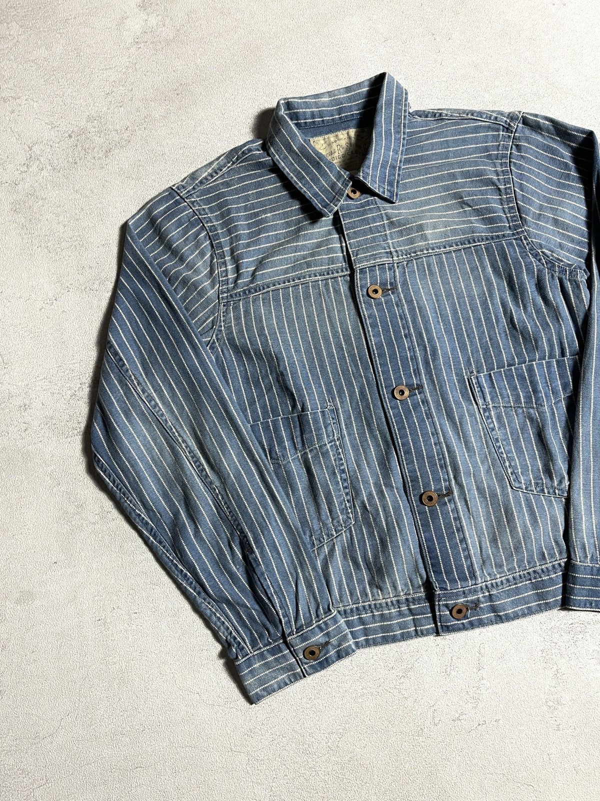 RRL Ralph Lauren RRL DOUBLE RL HUTCHINS ENGINEER DOT STIFFLE JACKET Size US XS / EU 42 / 0 - 7 Thumbnail
