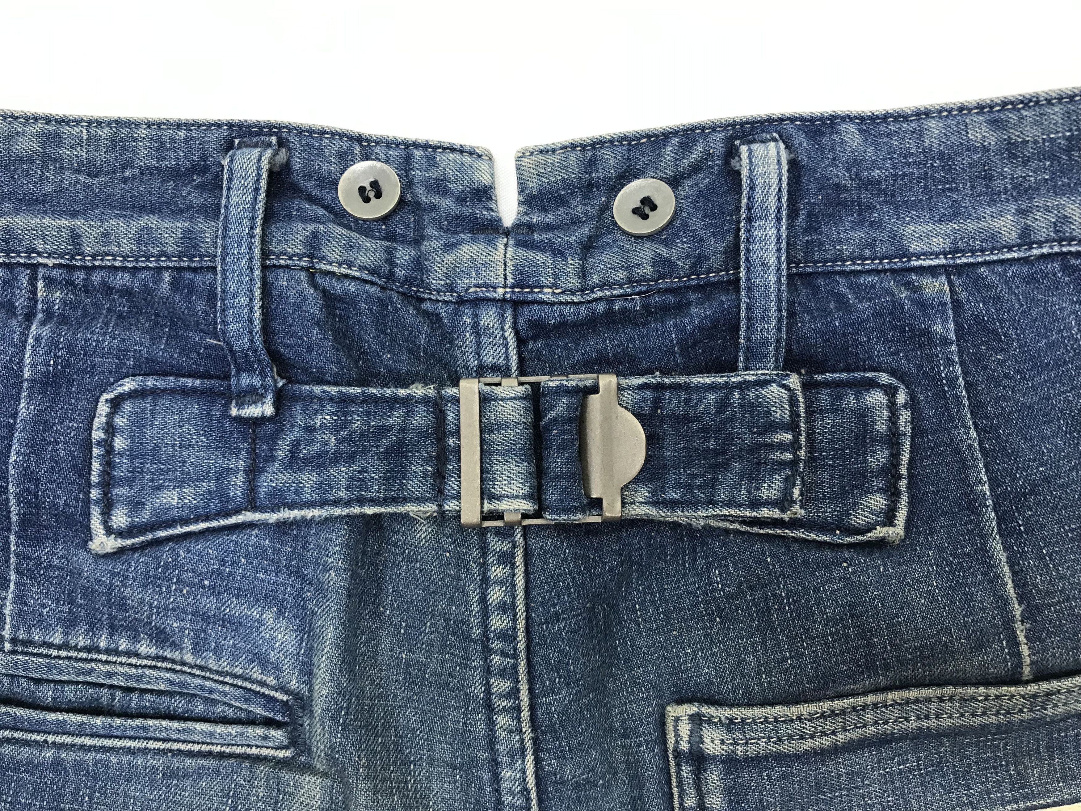 Big John Vintage Big John Buckle Back Distressed Jeans Size US 32 / EU 48 - 11 Thumbnail