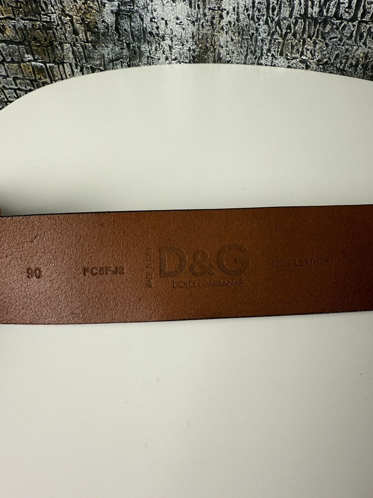 Dolce & Gabbana Vintage Dolce & Gabbana Leather Belt Size ONE SIZE - 18 Thumbnail