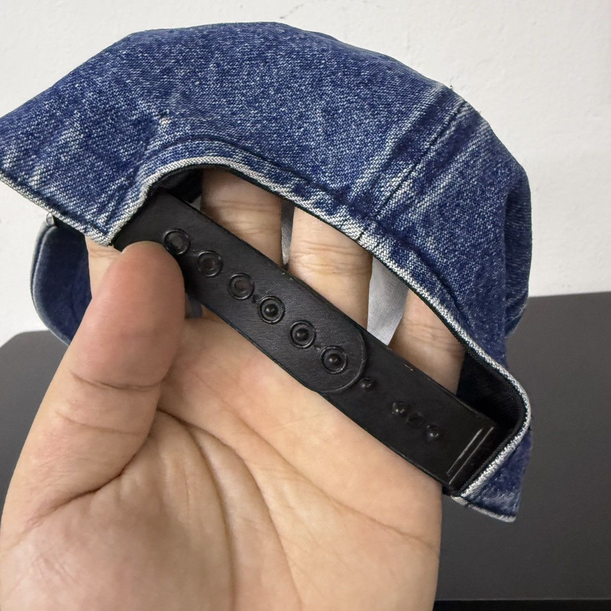 Gap 90s GAP Vintage Denim Logo Cap Size ONE SIZE - 4 Thumbnail