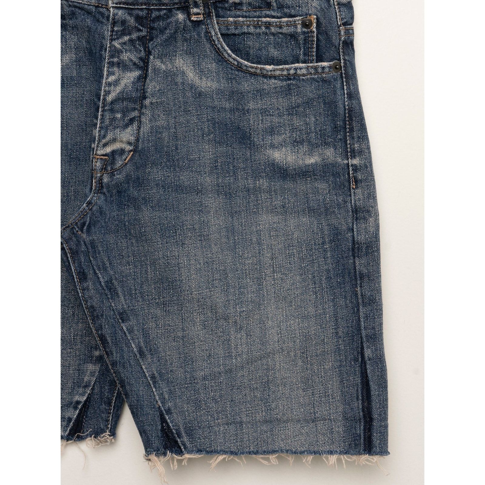 Washed Denim Jorts