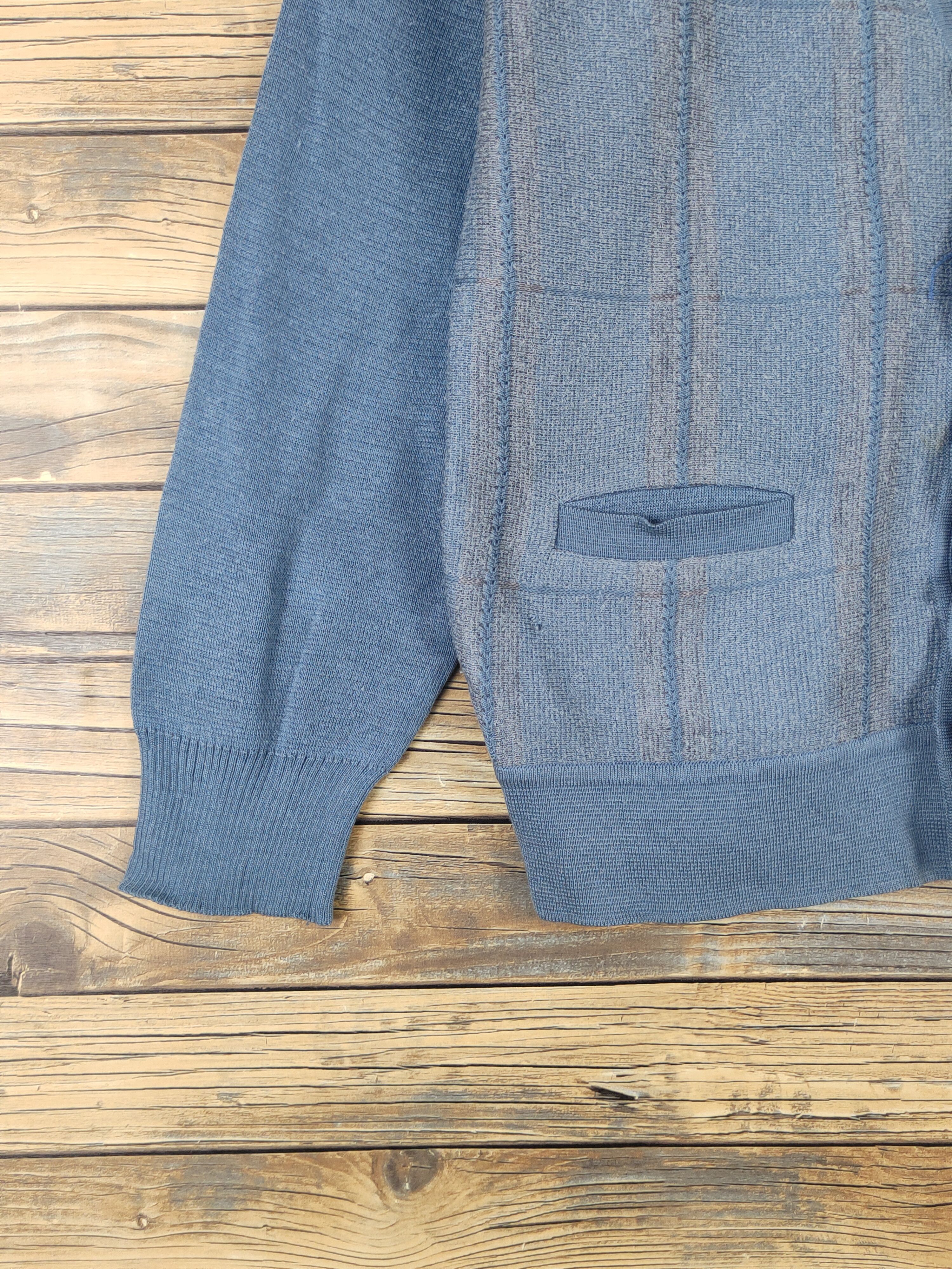 Homespun Knitwear × Japanese Brand Pinnacle Alps Blue Knitwear Cardigan #W1284$0 Size US M / EU 48-50 / 2 - 4 Thumbnail