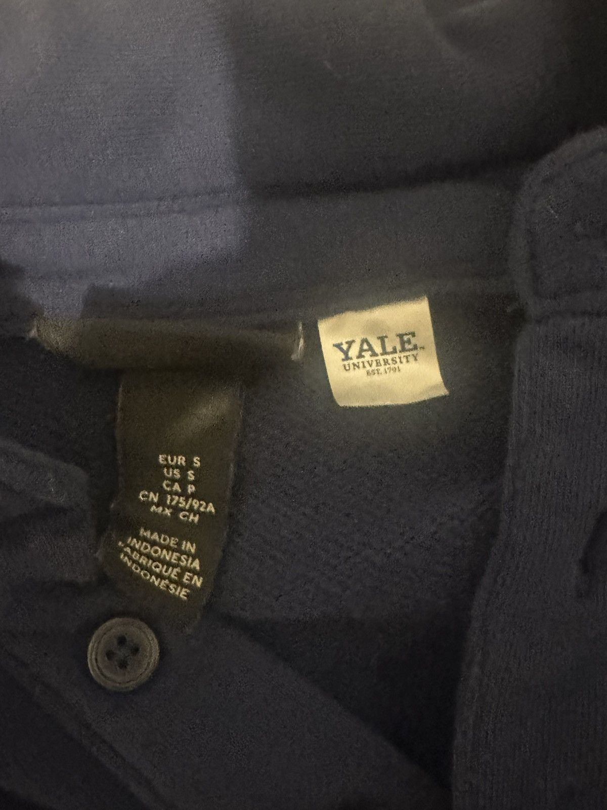 Vintage Vintage YALE button up Jumper Size US S / EU 44-46 / 1 - 3 Thumbnail