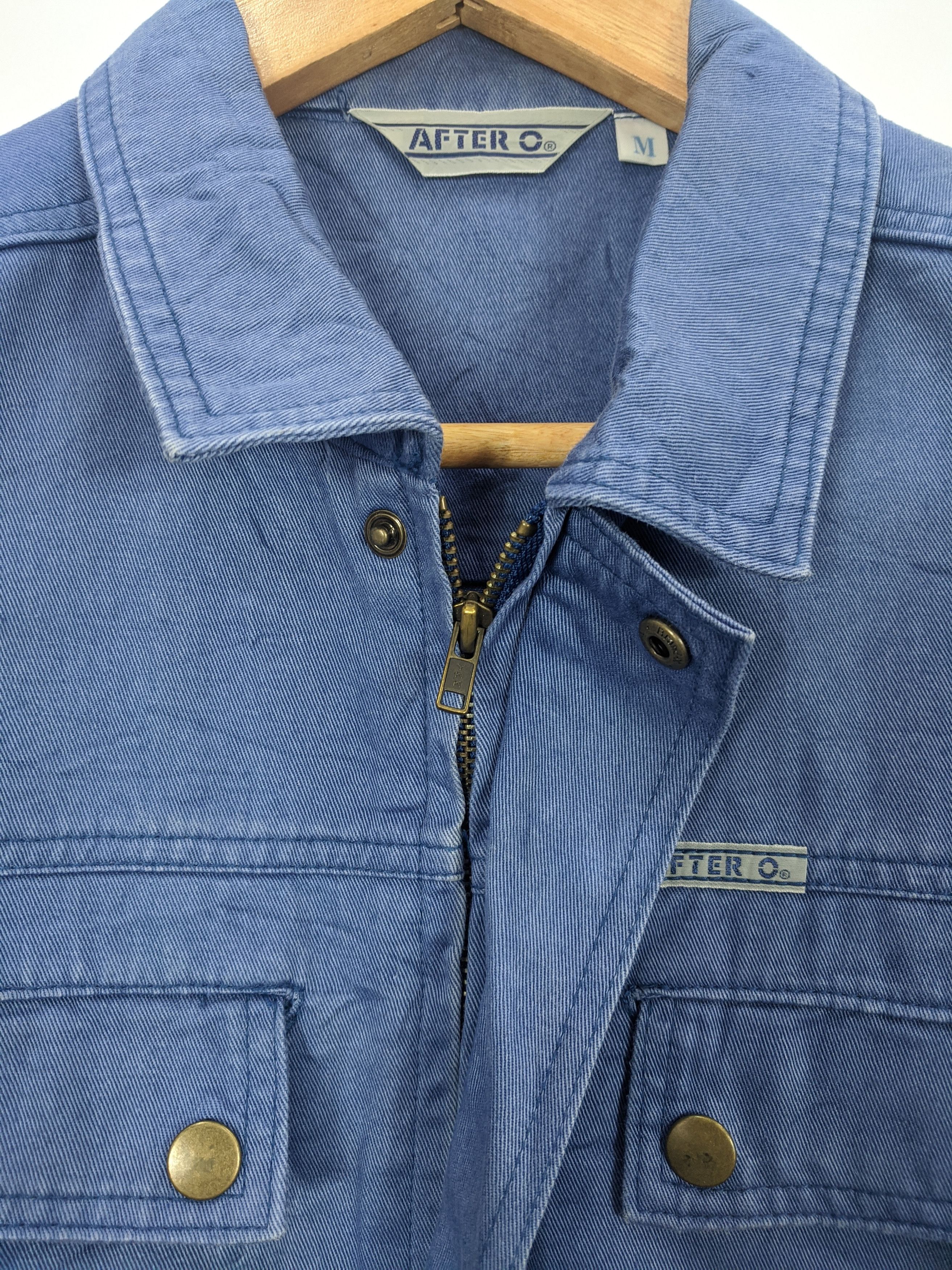 Japanese Brand Vintage 90s Japanese Brand Worker Denim Jacket J0405 Size US M / EU 48-50 / 2 - 12 Thumbnail