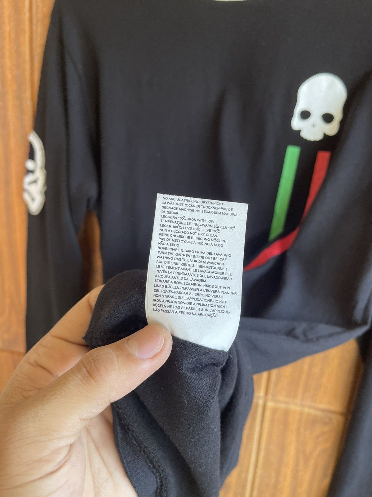 HYDROGEN HypeBeast🔥HYDROGEN🔥Skull Long Sleeve Tshirt Size US XL / EU 56 / 4 - 9 Thumbnail