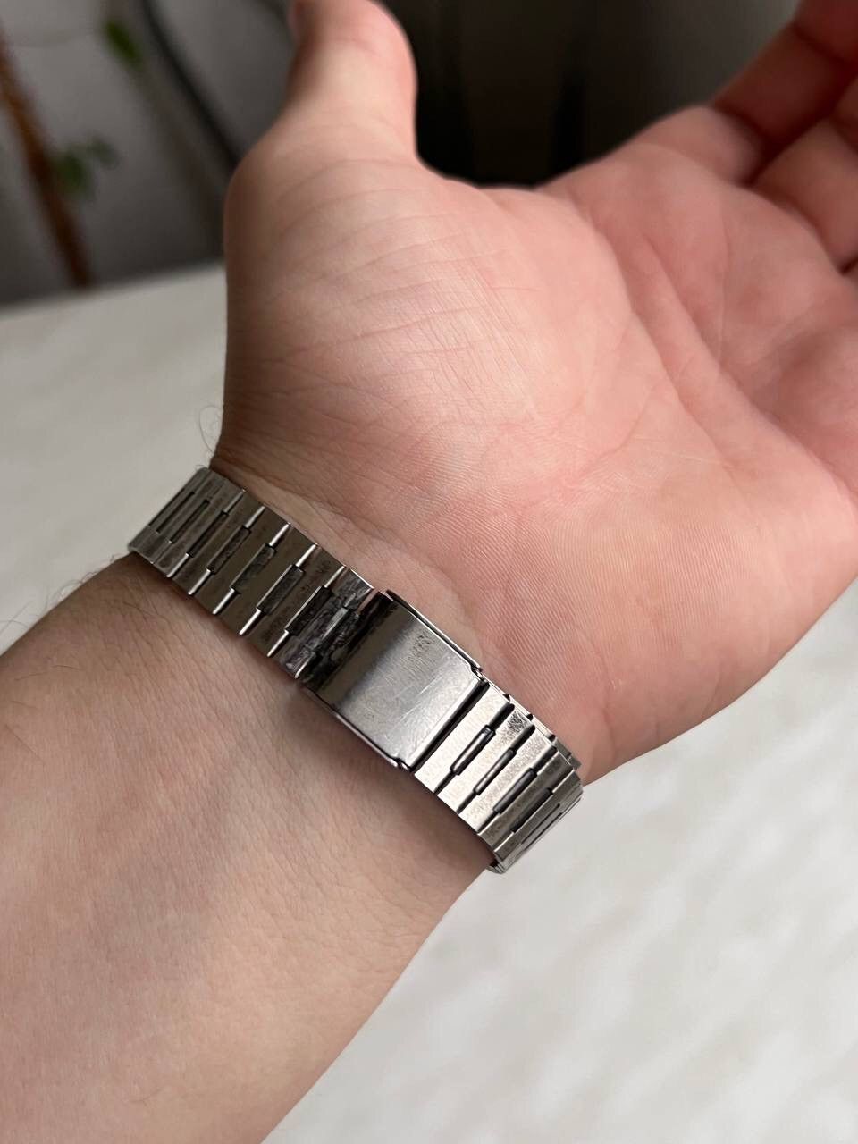 Japanese Brand × Vintage Vintage Japanese style futuristic Watch graphite tank IQ Size ONE SIZE - 4 Thumbnail