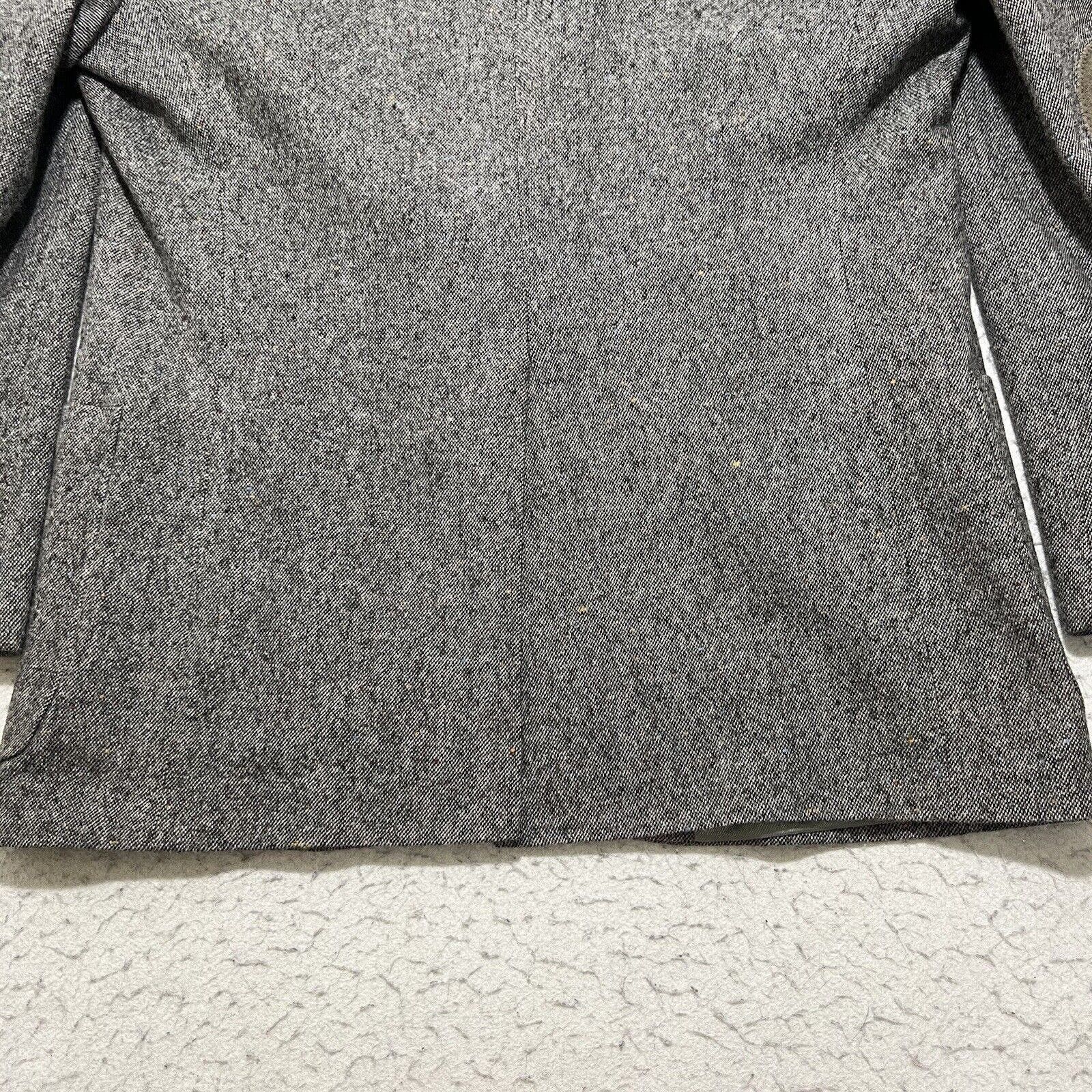 Stafford Options by Stafford Tweed Virgin Wool Sport Coat Elbow Pads