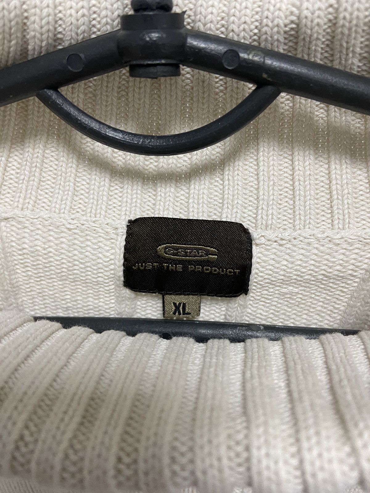 G-Star × Vintage G-Star Vintage Knitted High Throat Turtle Neck Size US XL / EU 56 / 4 - 4 Thumbnail
