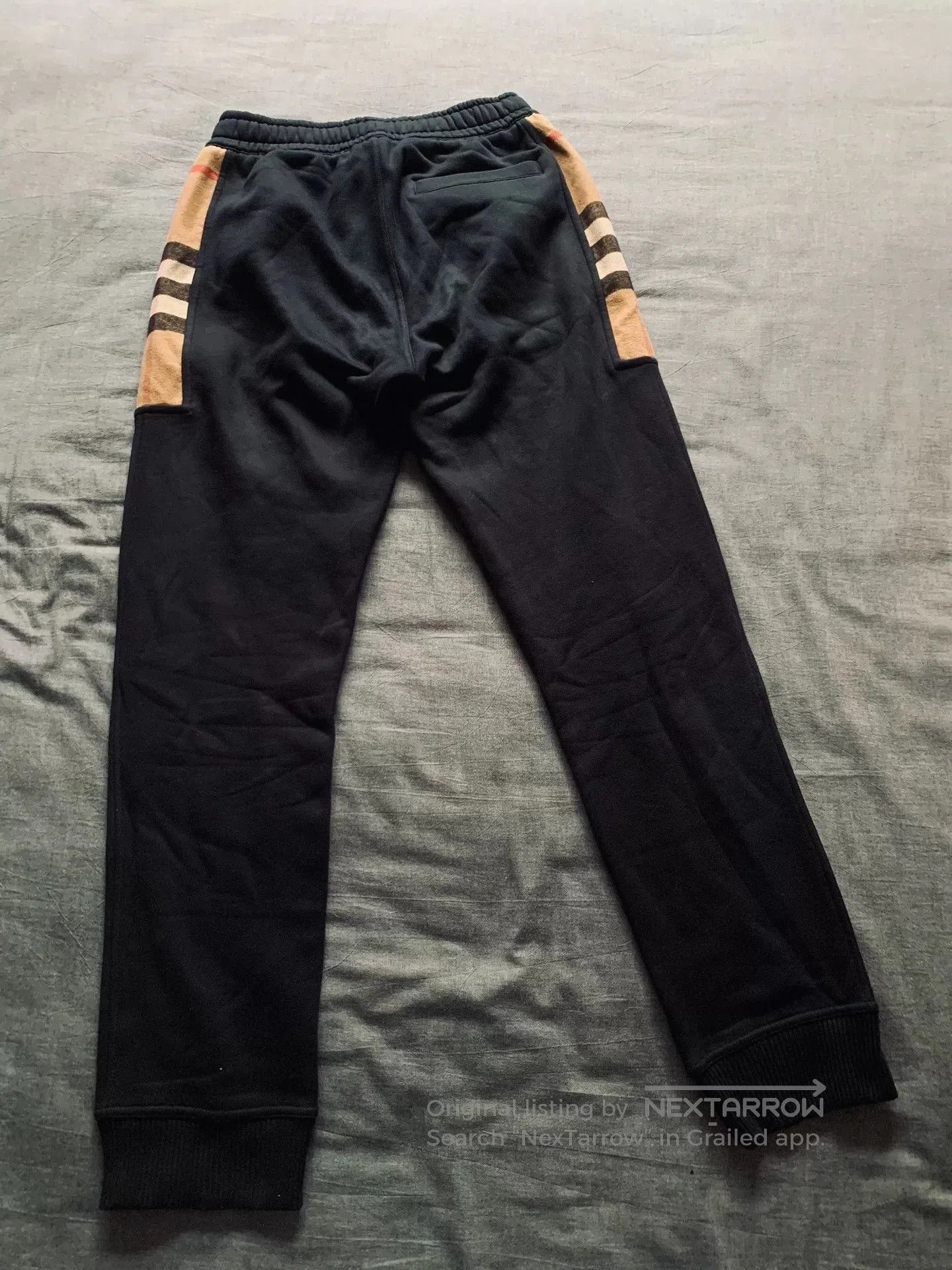 Burberry Burberry Side Logo Classic Check Spliced Sweatpants. Size US 32 / EU 48 - 2 Thumbnail