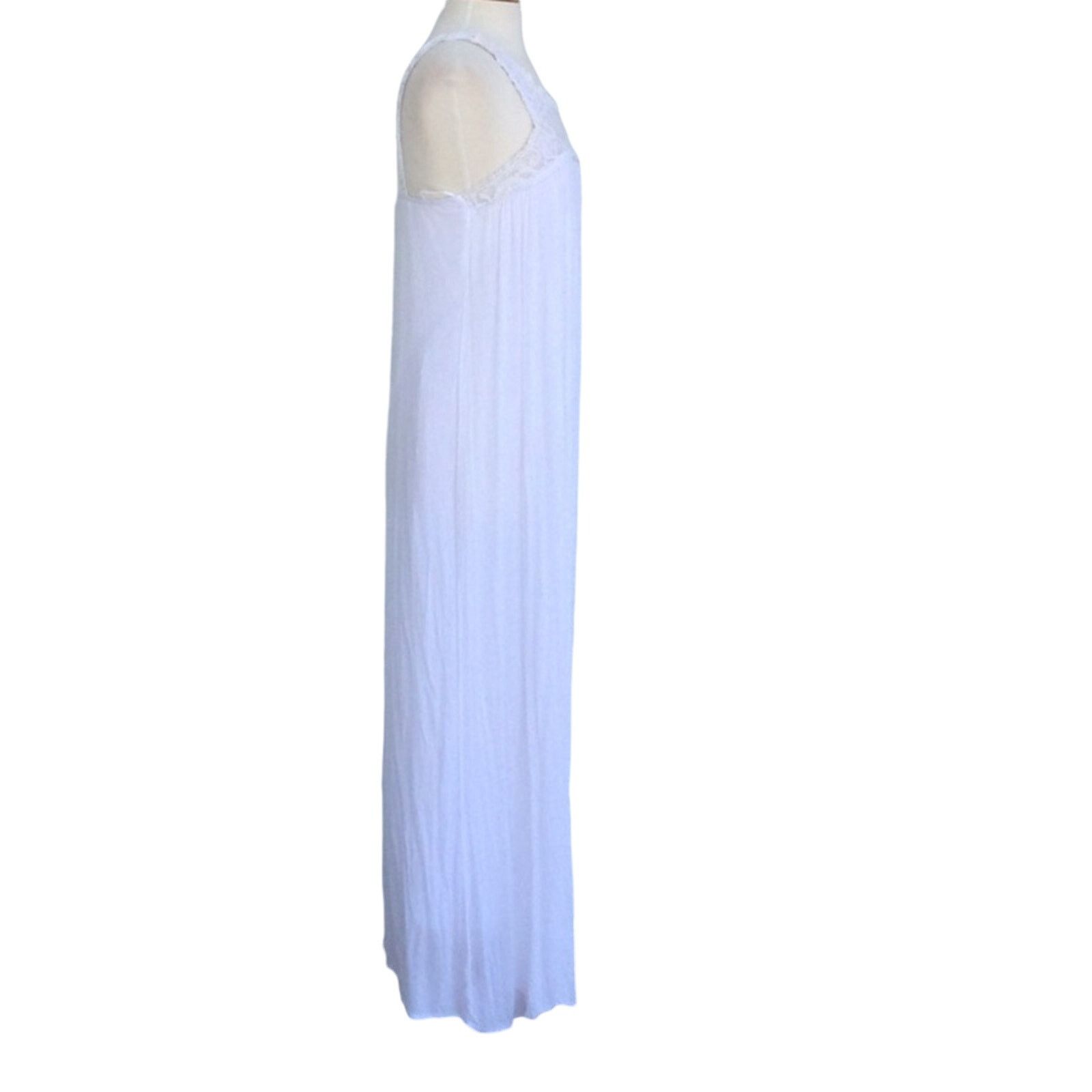 Other Flying Tomato White Lined Lace Maxi Sun Dress Size Small Size S / US 4 / IT 40 - 4 Thumbnail
