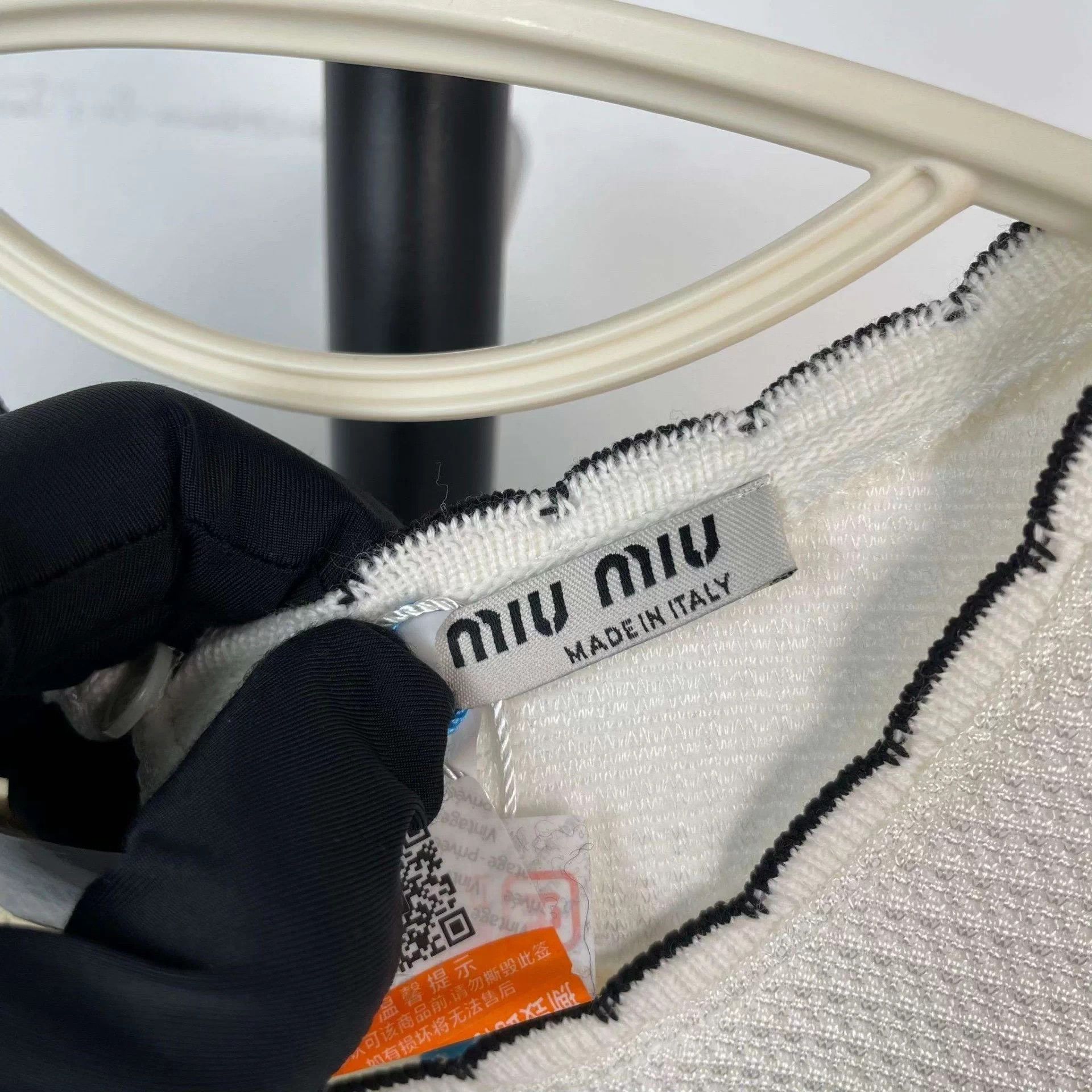 Miu Miu Miu Miu Knit Dress M White Size M / US 6-8 / IT 42-44 - 5 Thumbnail