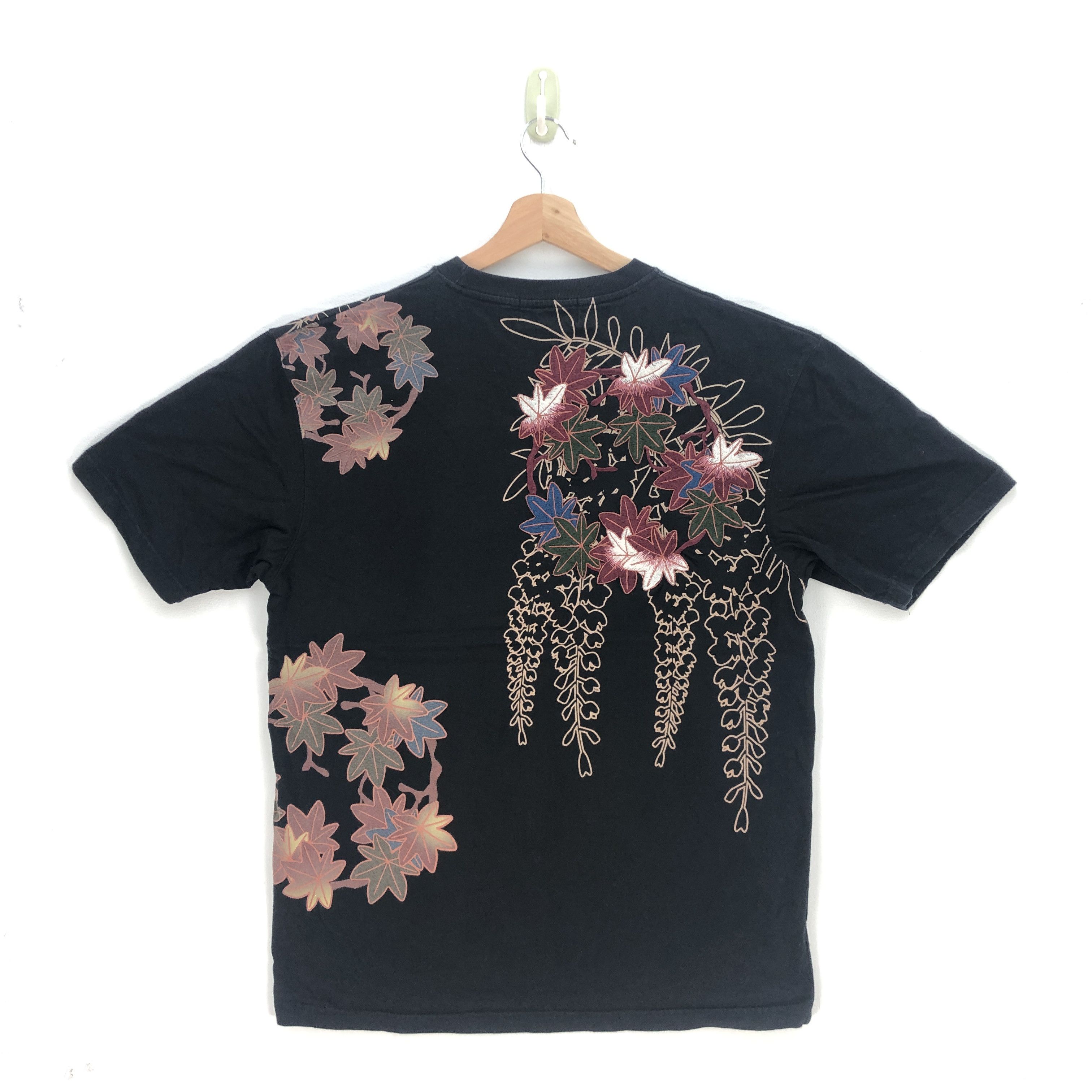 Japanese Brand Vintage Japanese Sakura T Shirt Embroidery Sakura Tees Size US XL / EU 56 / 4 - 2 Thumbnail