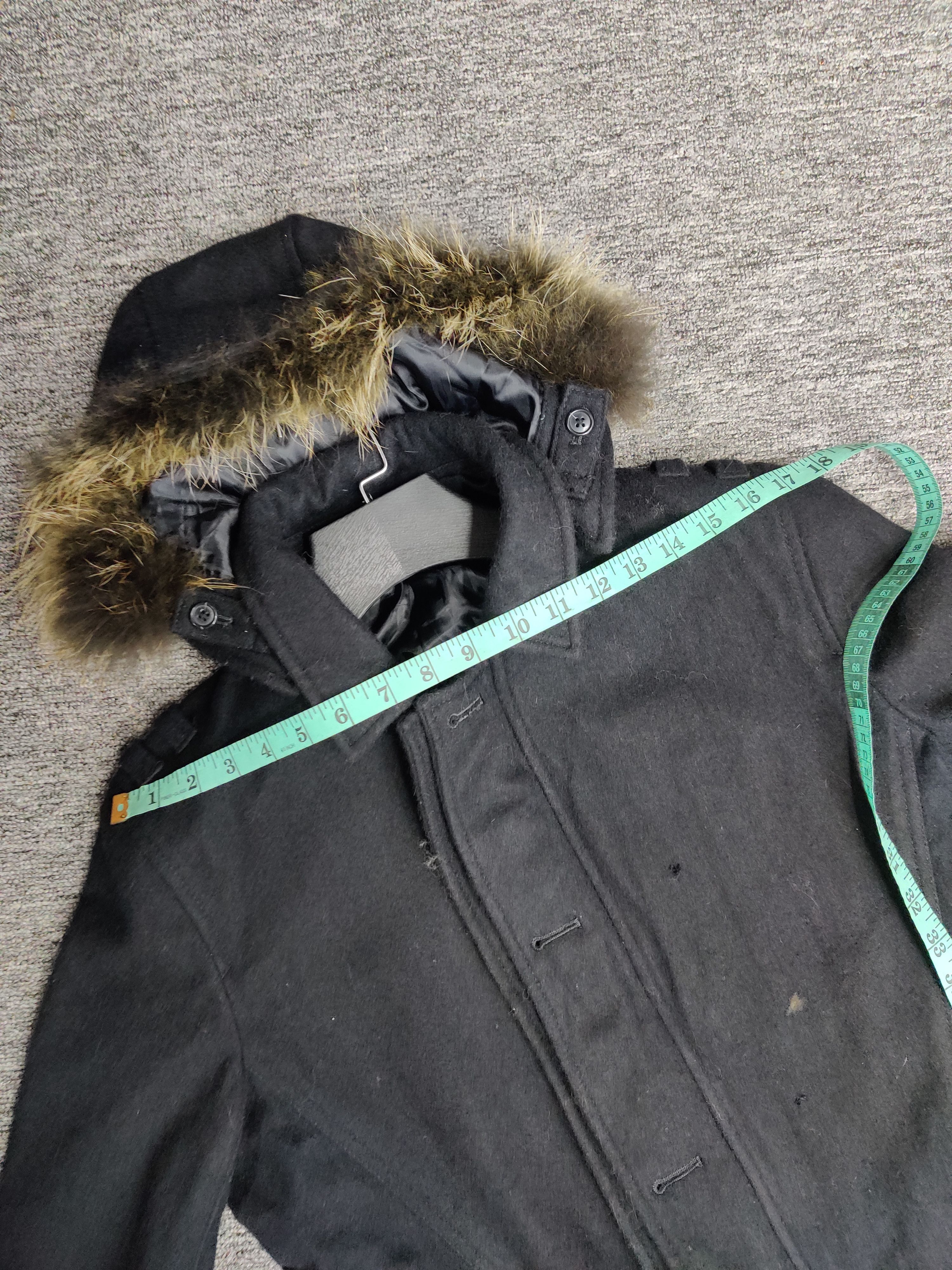 PPFM Vintage PPFM Wool Fur Zip Up Hoodie Jacket Size US L / EU 52-54 / 3 - 20 Thumbnail