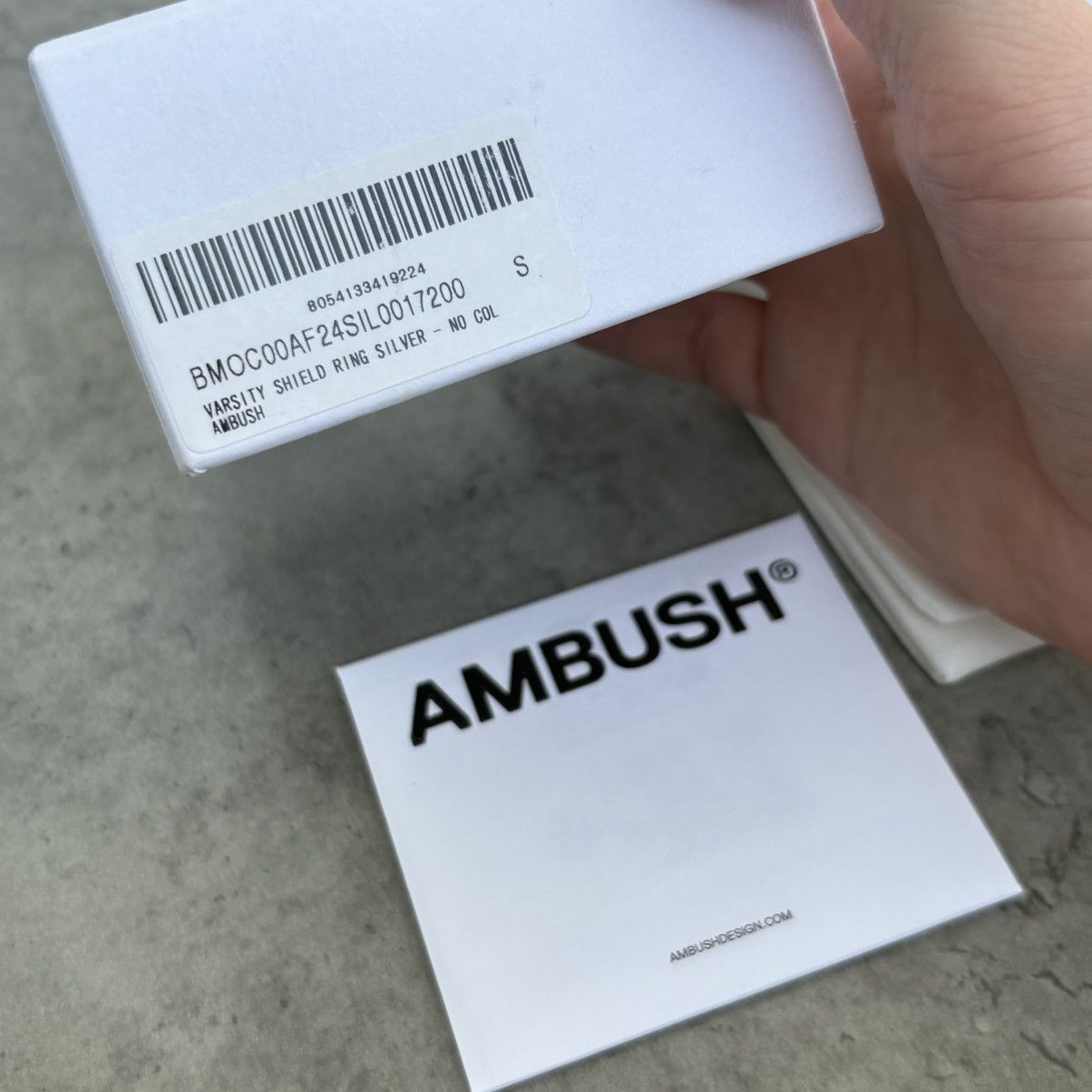 Ambush Design AMBUSH Varsity Shield ring Made in Japan Silver 925 Size ONE SIZE - 9 Thumbnail