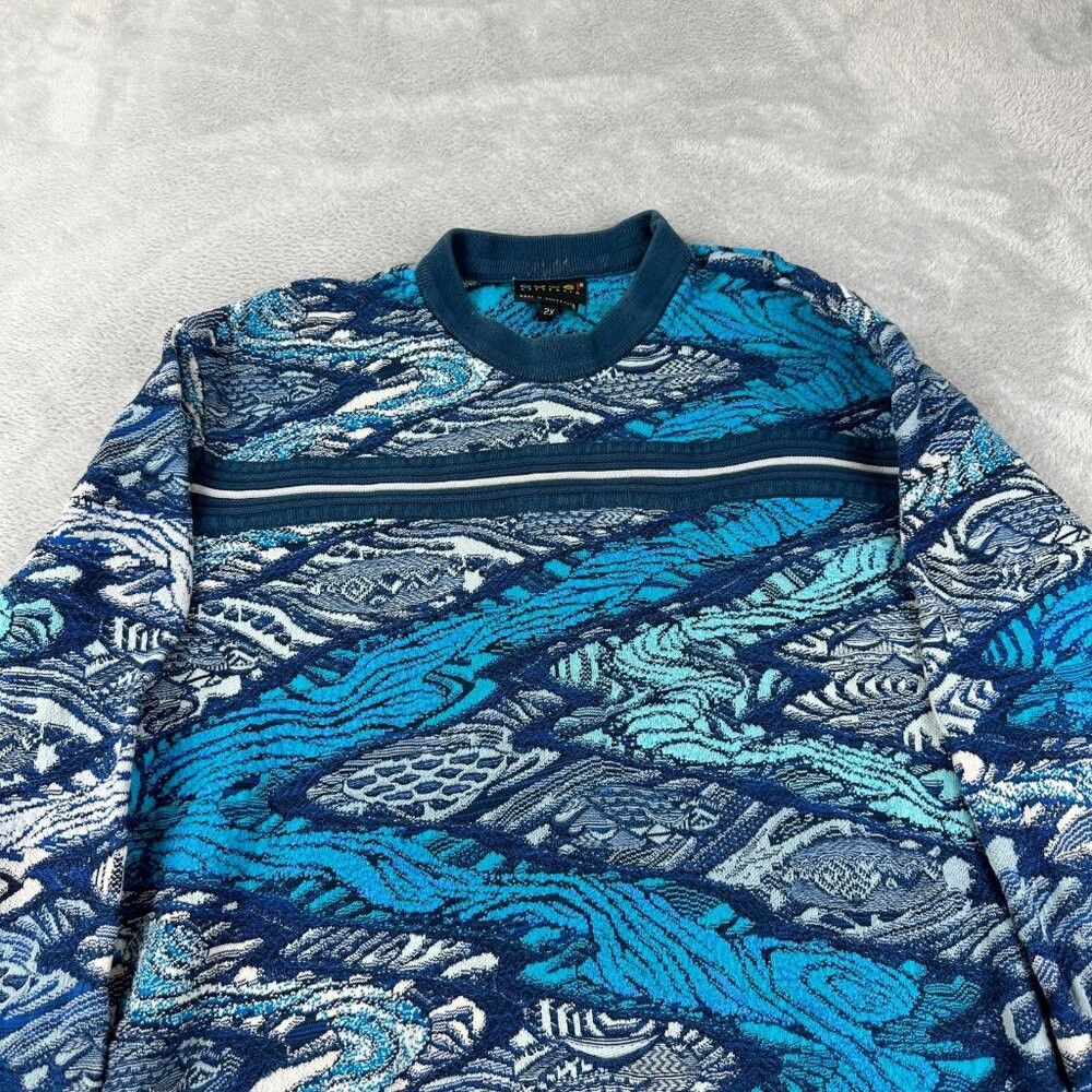 Coogi Coogi Australia Blue River Sweater Men's Size 2XL Size US XXL / EU 58 / 5 - 7 Thumbnail