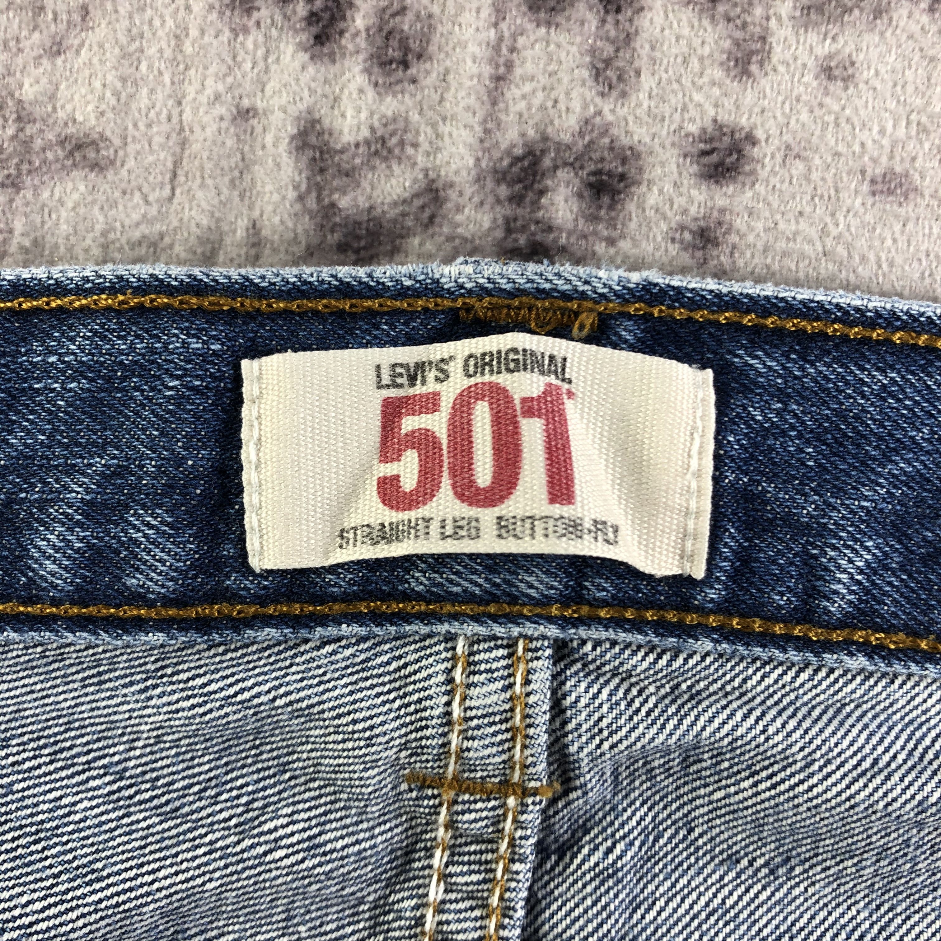 Levi's Vintage Blue Wash Levis 501 Jeans-JM3303 Size US 34 / EU 50 - 10 Thumbnail