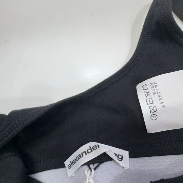 Alexander Wang Alexander Wang SS22 Black Logo Sport Bra - Size XS / US 0-2 / IT 36-38 - 6 Thumbnail