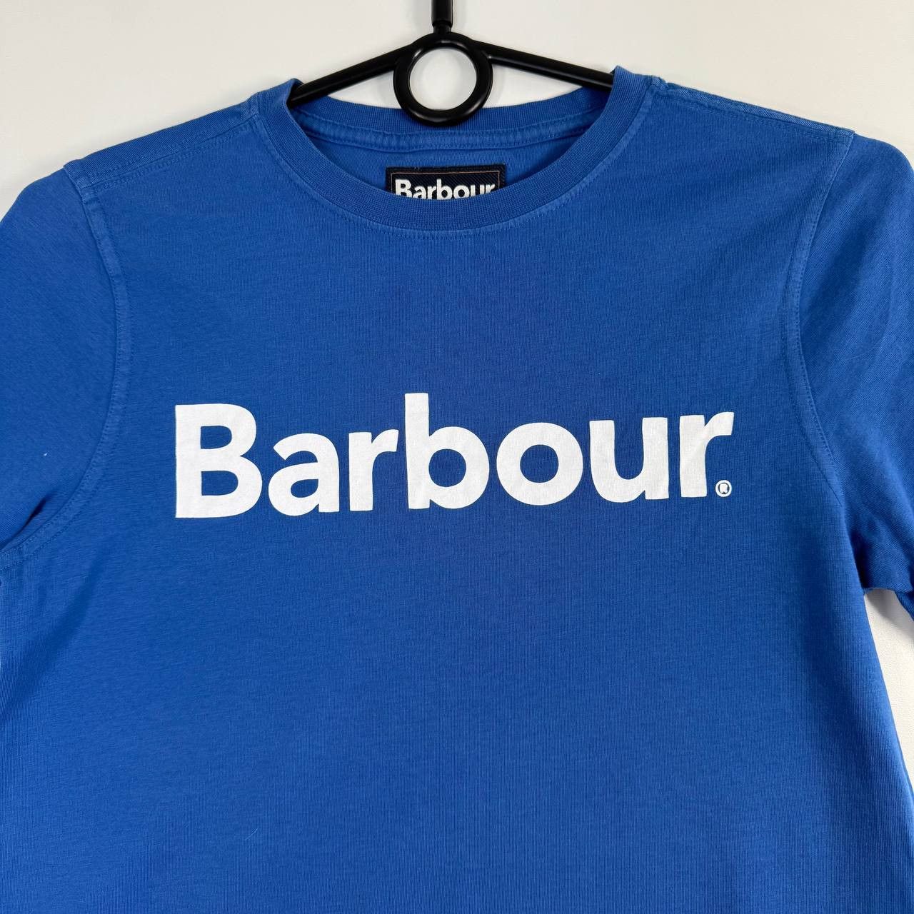 Barbour Barbour Logo T-Shirt Blue White Graphic Cotton Women L Size L / US 10 / IT 46 - 2 Thumbnail