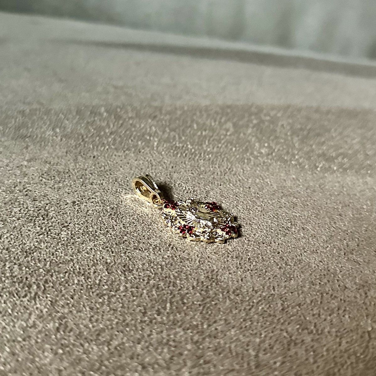 Other 🌿Lady Guadalupe Gold Floral Pendant🌿 Size ONE SIZE - 3 Thumbnail