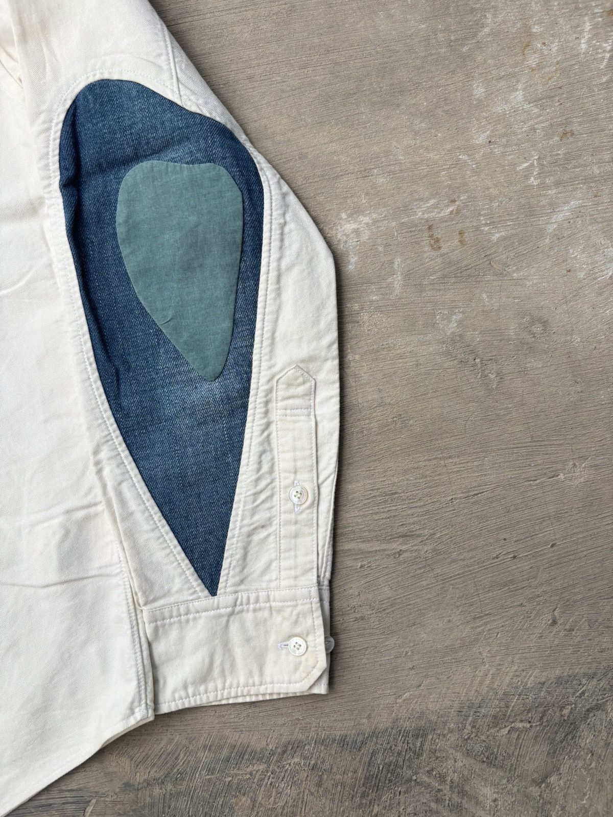 Visvim Visvim Albacore B.D. Shirt Indigo Blue Elbow Patches SS20 Size US L / EU 52-54 / 3 - 3 Thumbnail