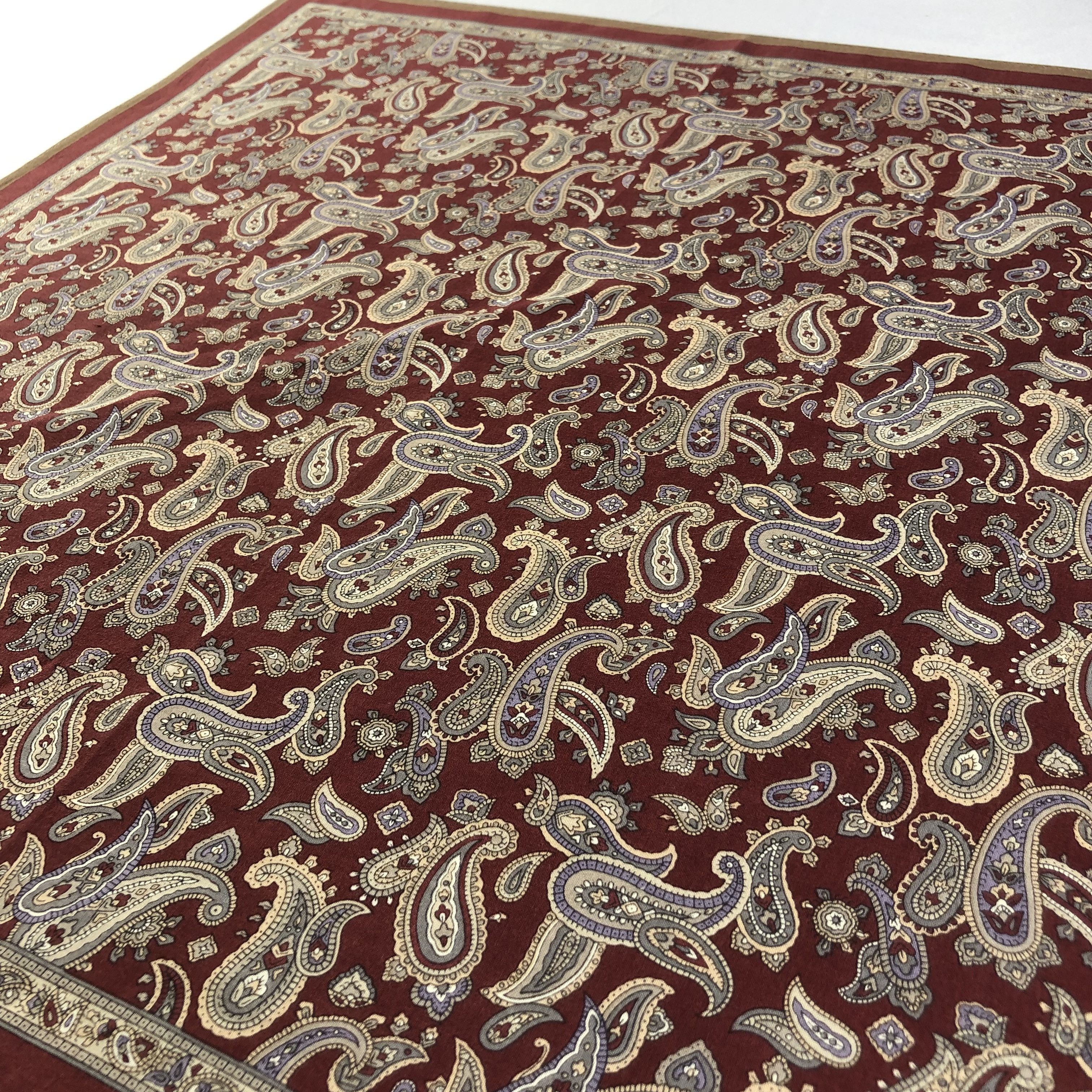 Vintage YSL Paisley Handkerchief Neckerchief Bandana H1499 Size ONE SIZE - 3 Thumbnail