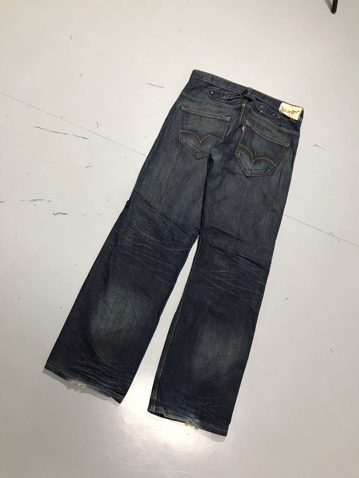 Levi's Vintage Levi’s 503 buckle belt denim Size US 32 / EU 48 - 11 Thumbnail
