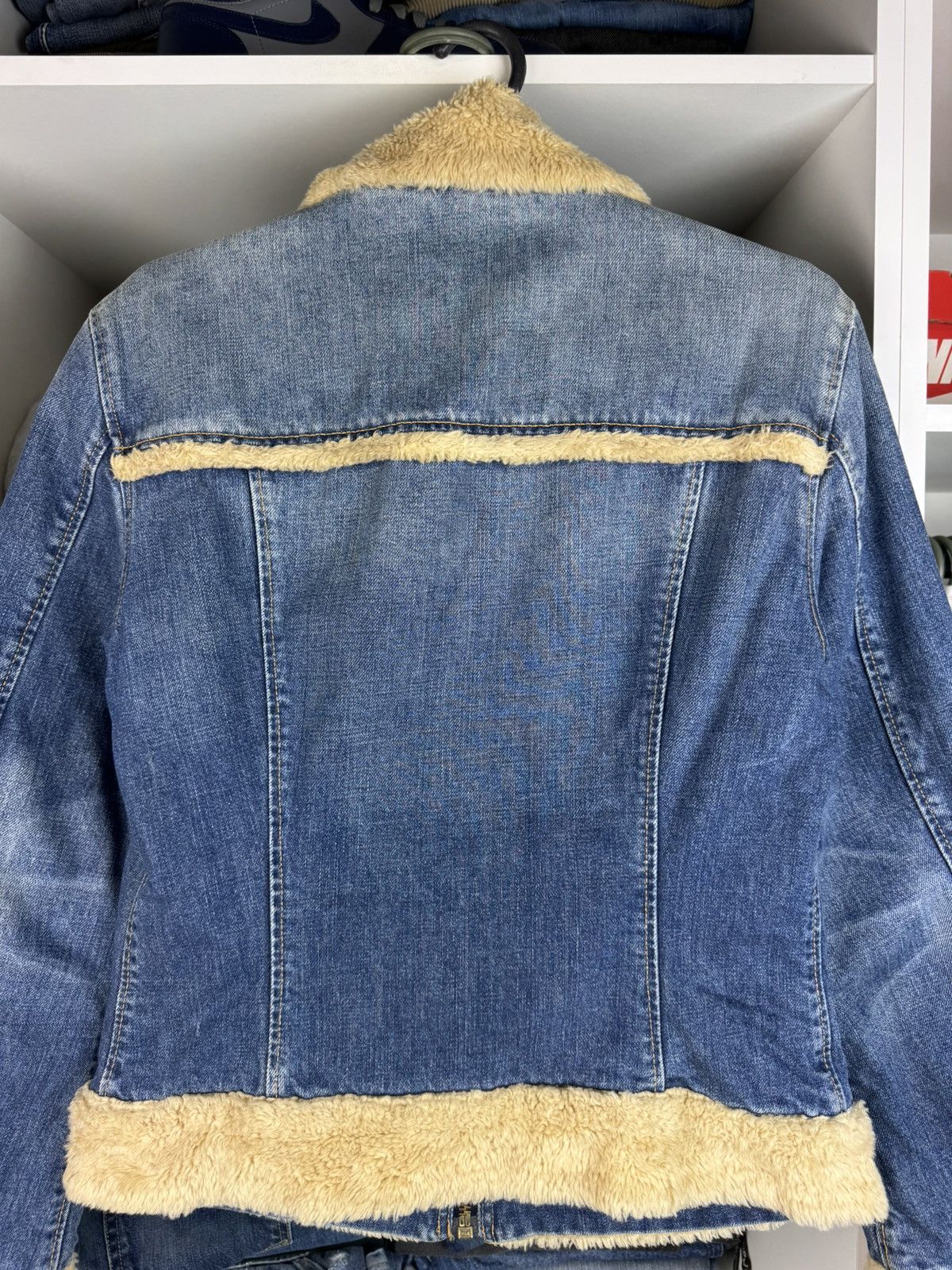 Levi's Vintage Levi's Sherpa Denim Jacket Zip Girls S Fits Women XS Size XS / US 0-2 / IT 36-38 - 19 Thumbnail