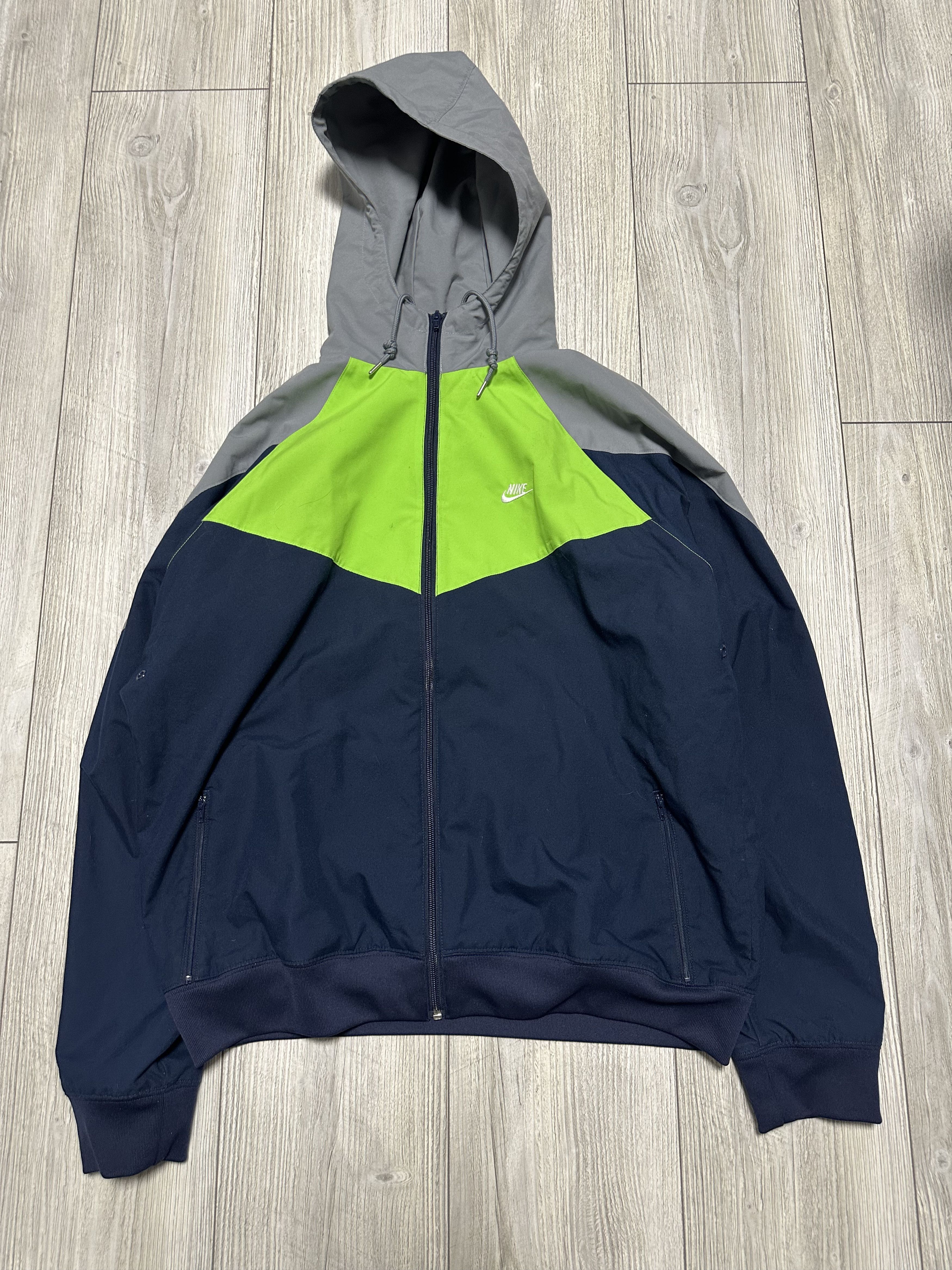 Nike Vintage Nike 00s Windbreaker Jacket Size L Drill Size US L / EU 52-54 / 3 - 1 Thumbnail
