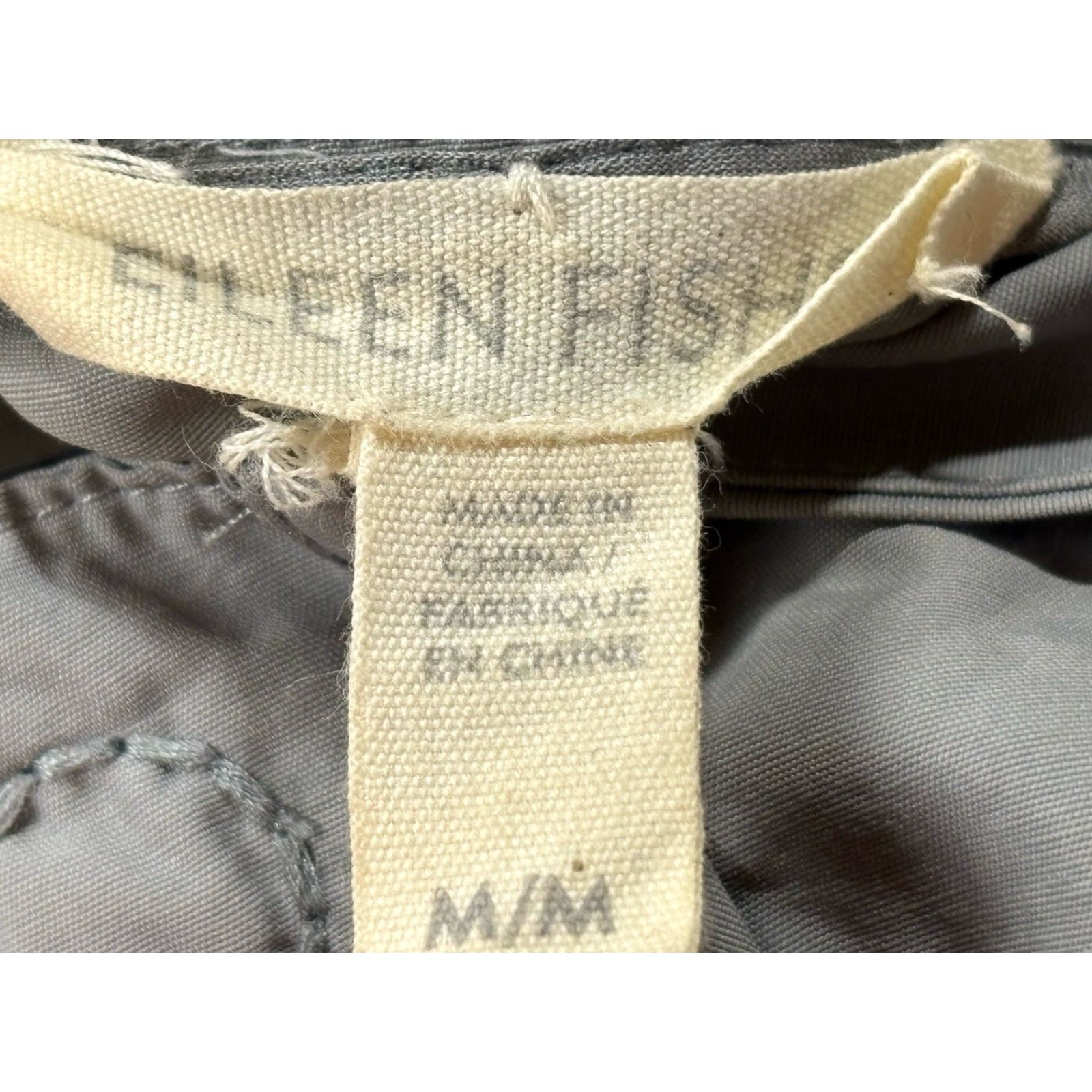 Eileen Fisher Eileen Fisher Jacket Women Medium Gray Organic Cotton Nylon Hood Swing Lagenlook Casual Travel Size M / US 6-8 / IT 42-44 - 7 Thumbnail