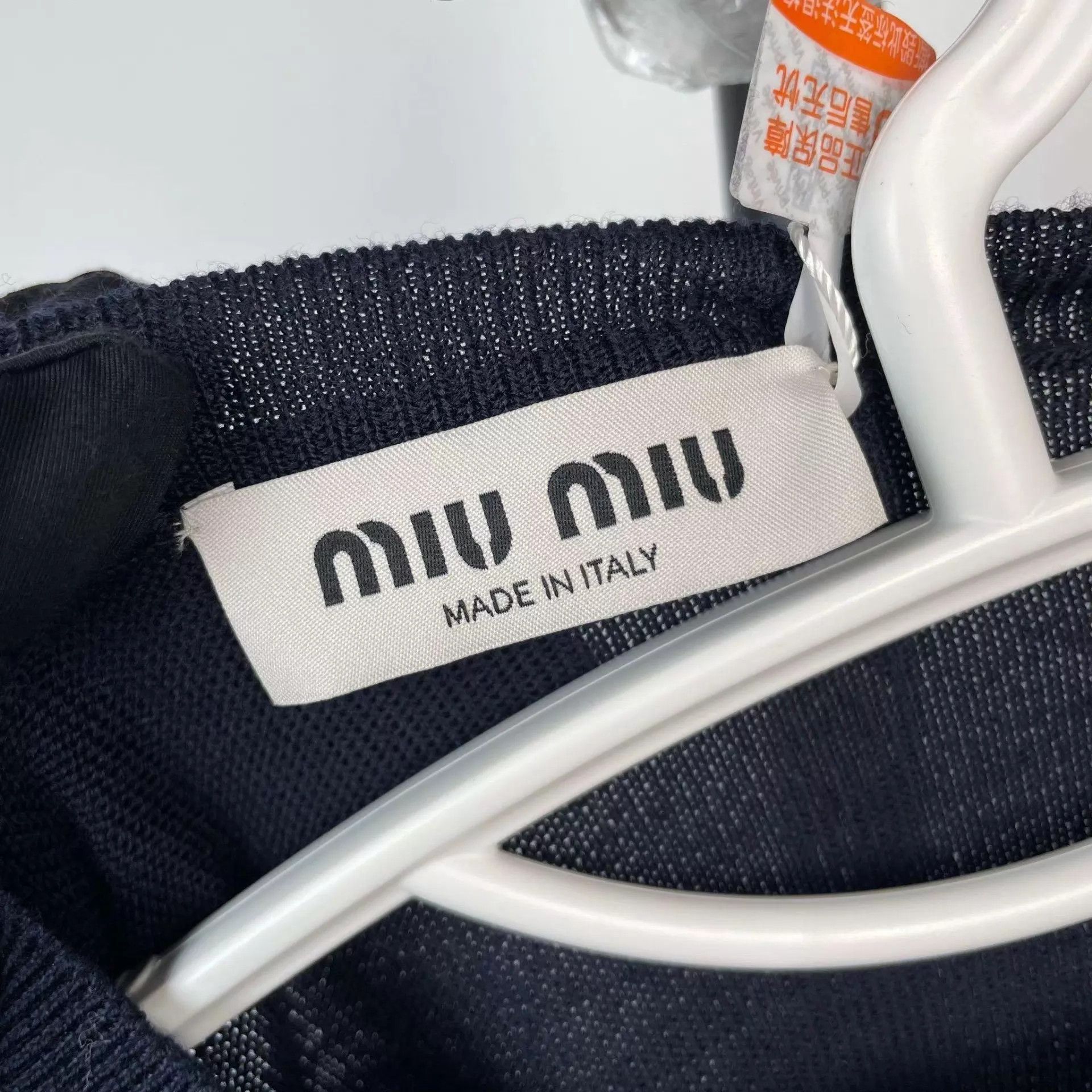 Miu Miu MIU MIU navy blue wool sweater 40 Size S / US 4 / IT 40 - 4 Thumbnail