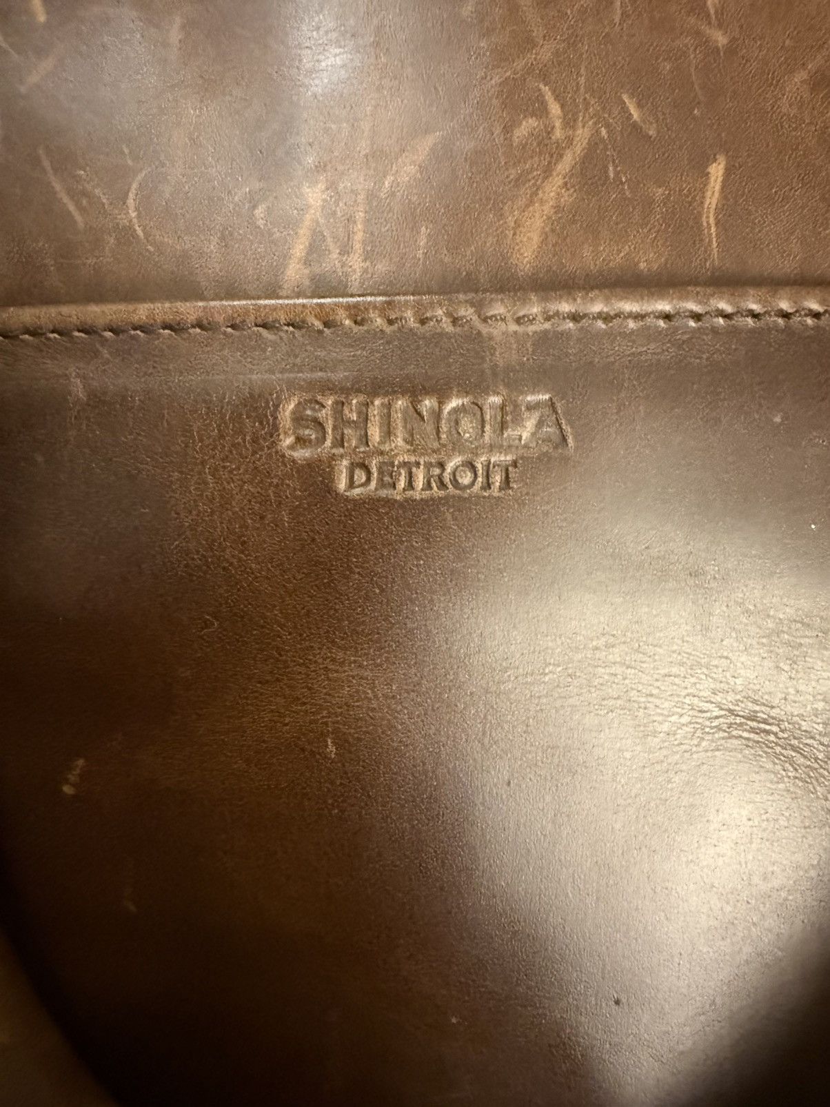 Shinola Mens Leather Laptop Case Size ONE SIZE - 3 Thumbnail